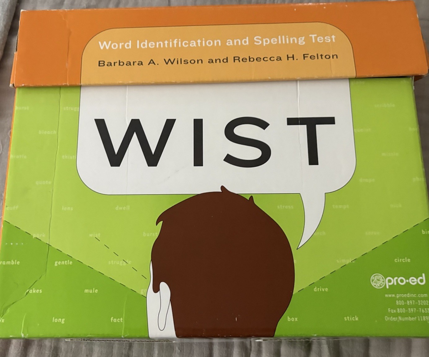 Brand New WIST Word Identification & Spelling Test – Extras Included-See Details
