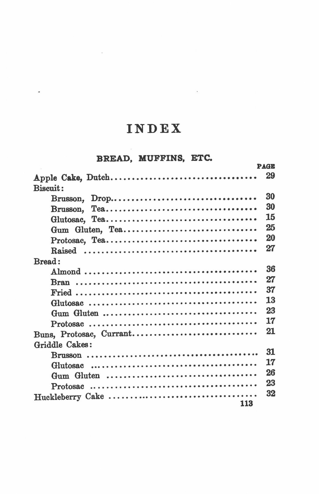 1912 Diabetic Cook Book 116 Pages