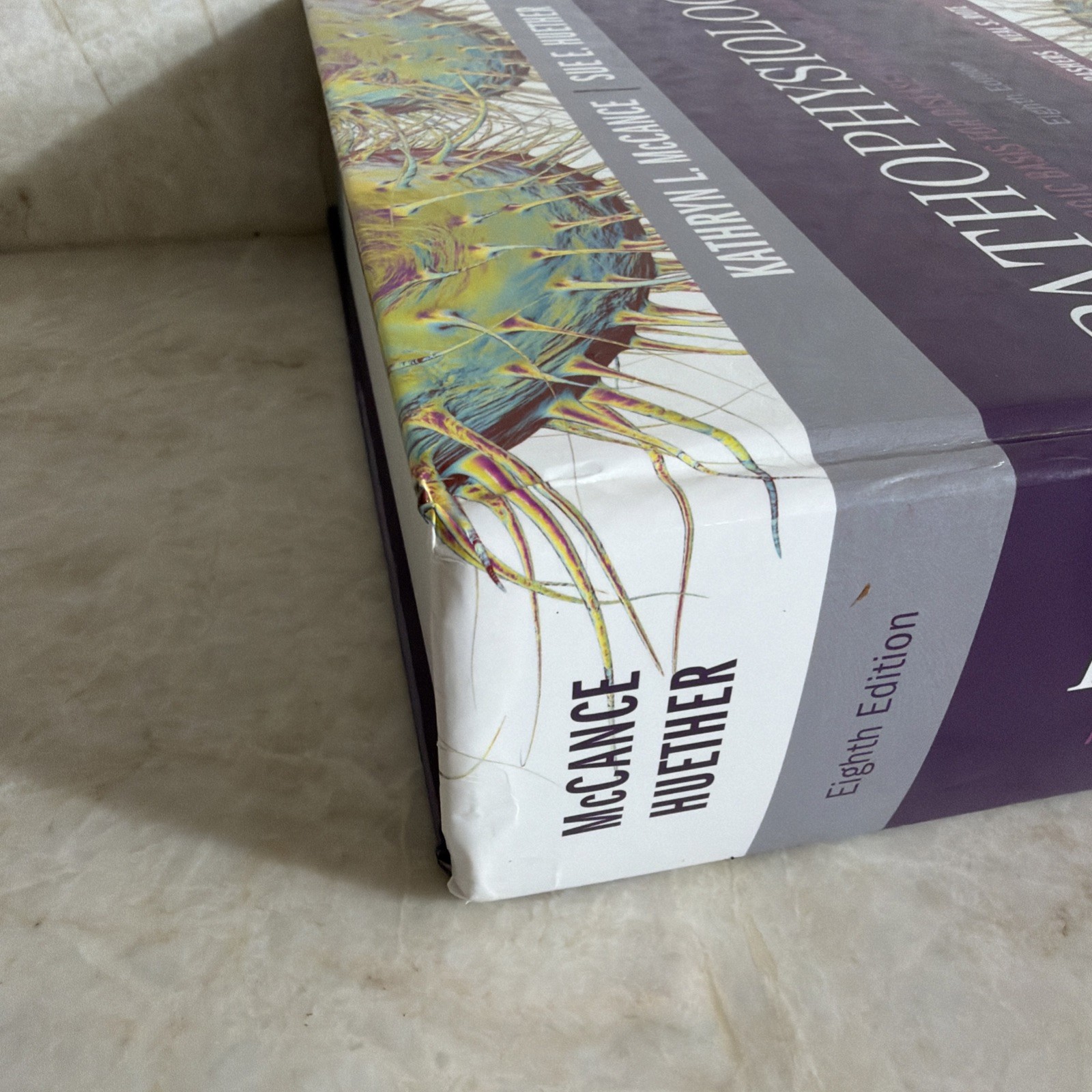 Pathophysiology Eighth Edition Hardcover by McCance Huether Elsevier Used Good