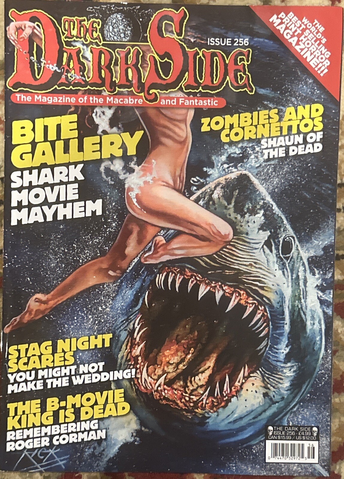 THE DARK SIDE MAGAZINE ISSUE 256 2024 Bite GALLERY SHARK MOVIE MAYHEM
