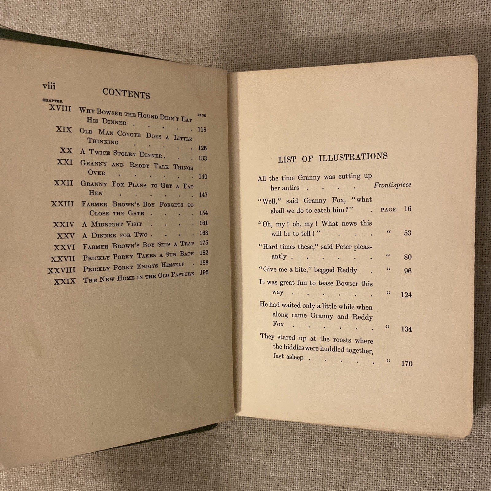 Old Granny Fox By Thornton W. Burgess 1920 HC SIGNED First Edition