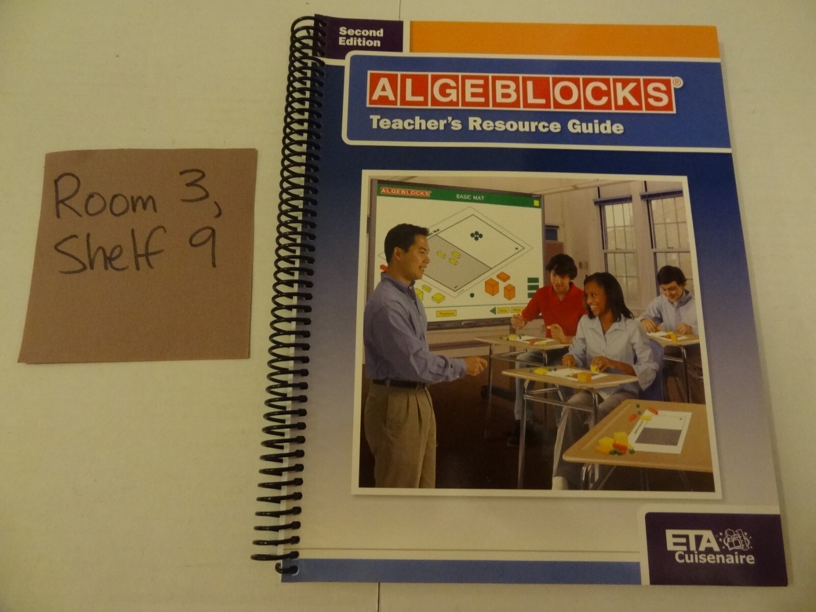 Algeblocks Teacher’s Resource Guide Book with CD-ROM by ETA Cuisenaire as Shown