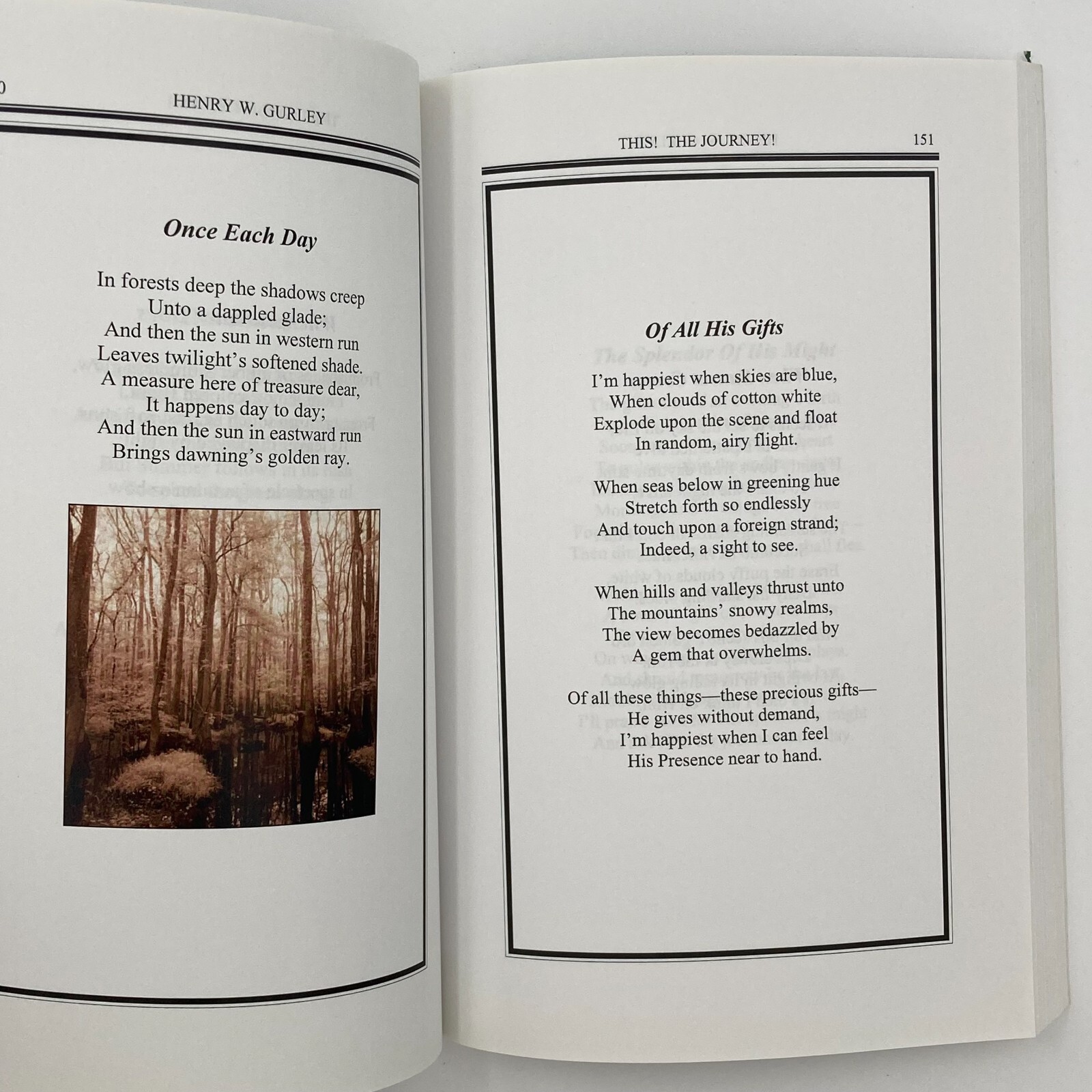This! The Journey! Inspirational Poetry by Henry W Gurley PB 2013 343 Pages
