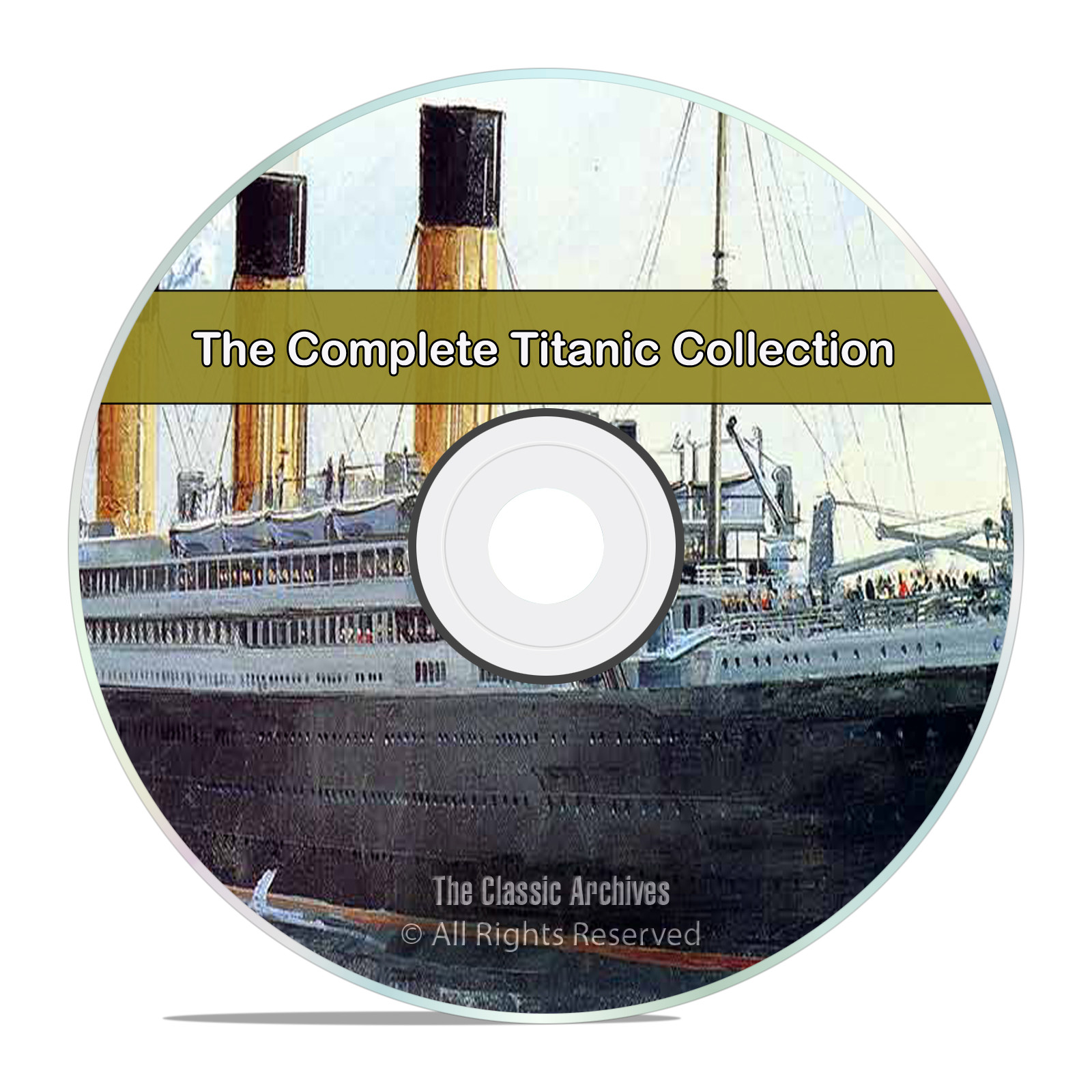 The Complete Titanic Disaster History Books Collection, 30 Books CD