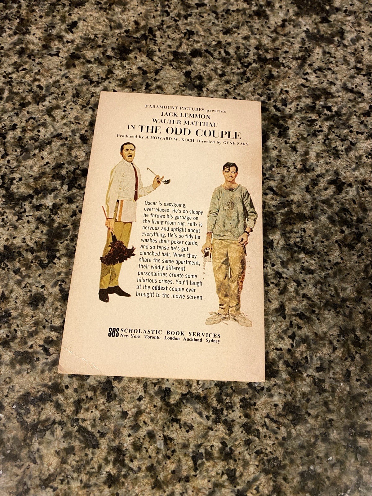 The Odd Couple-Neil Simon-Scholastic Book Services First Printing Paperback 1969