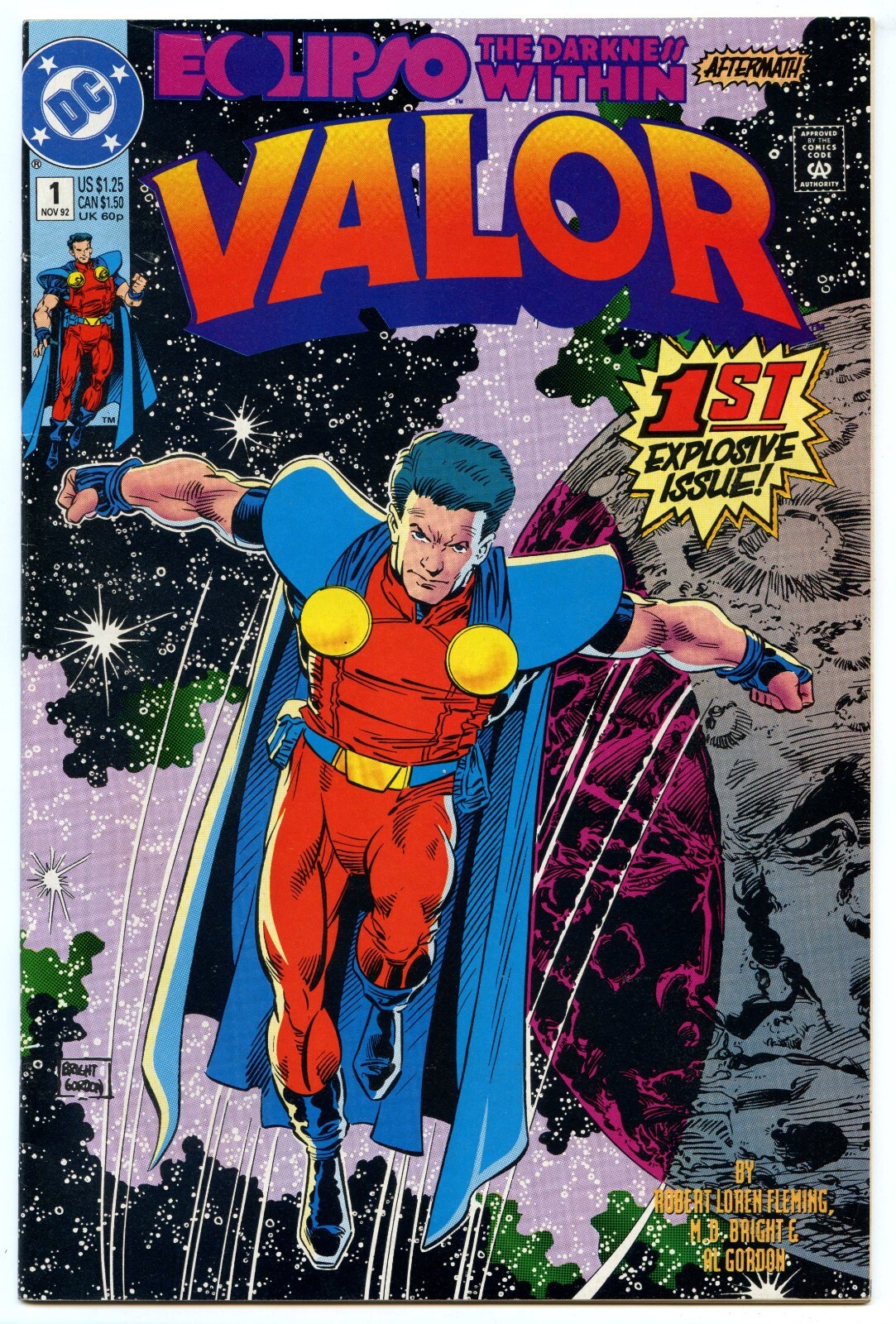 DC Comics Valor 1992 #1-8 run Bundle Comics read once then Bagged and boarded