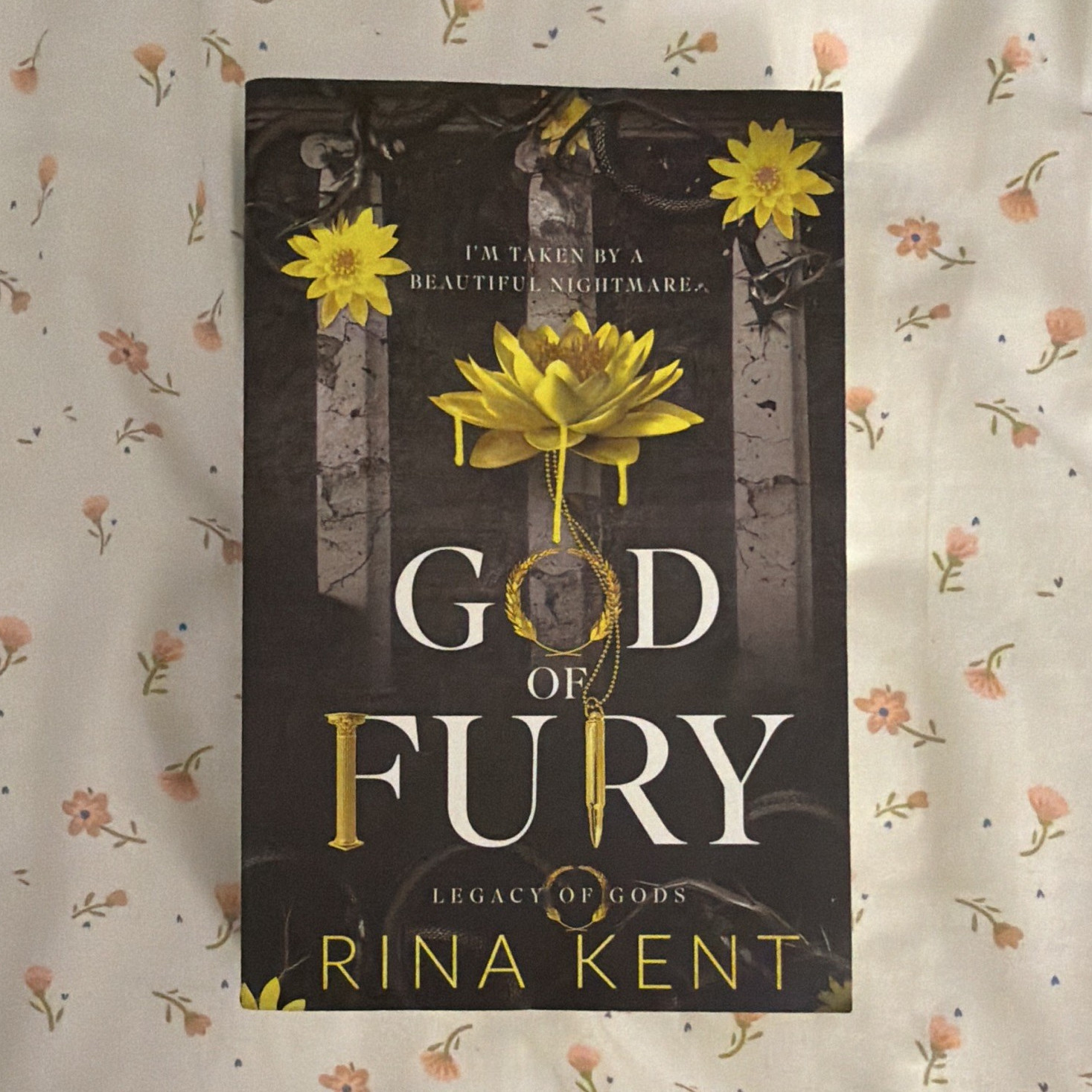Rina Kent God of Fury (Legacy of Gods) Paperback Romance Fiction Adult English