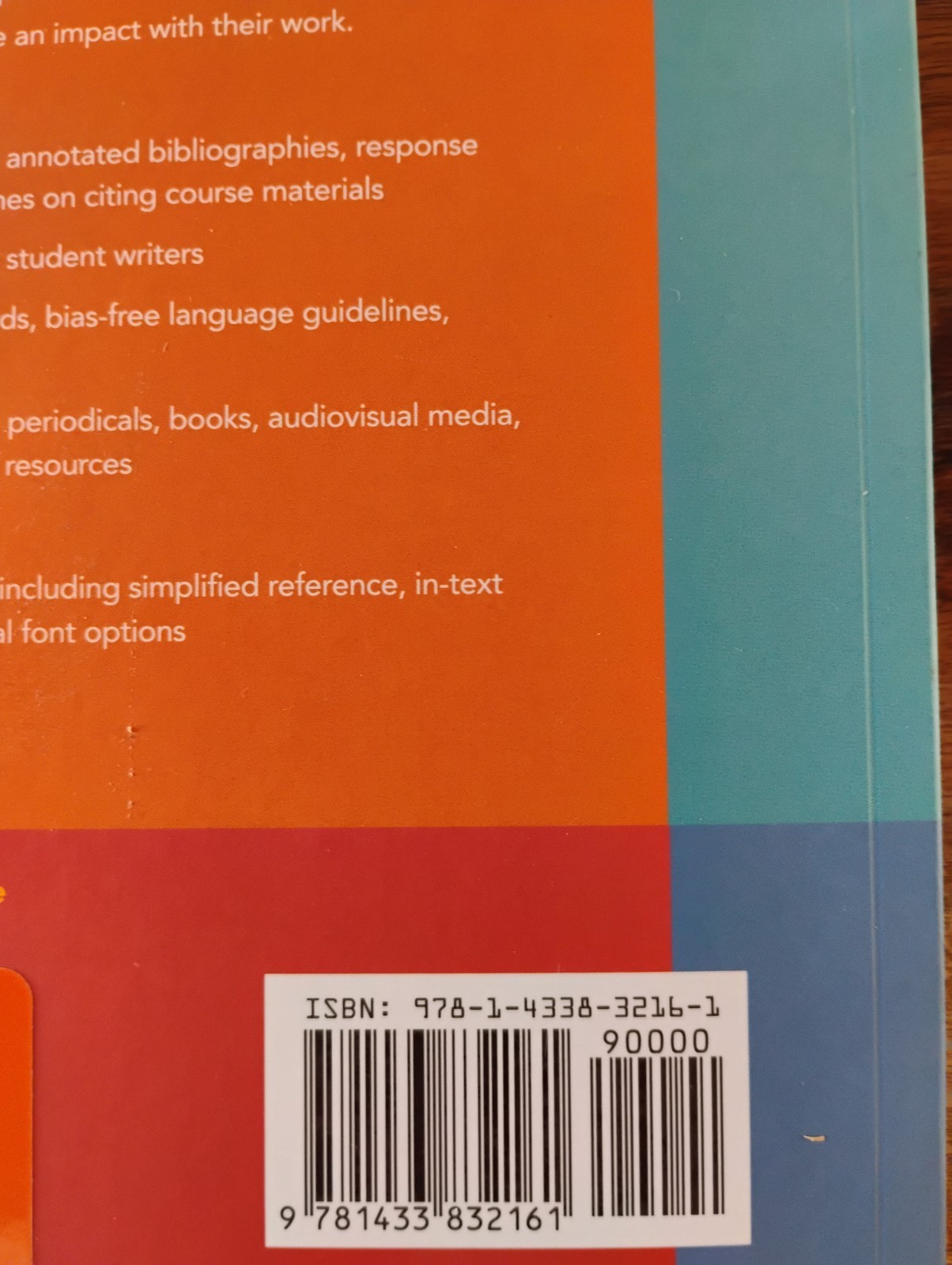 APA Publication Manual – 7th Edition. Excellent