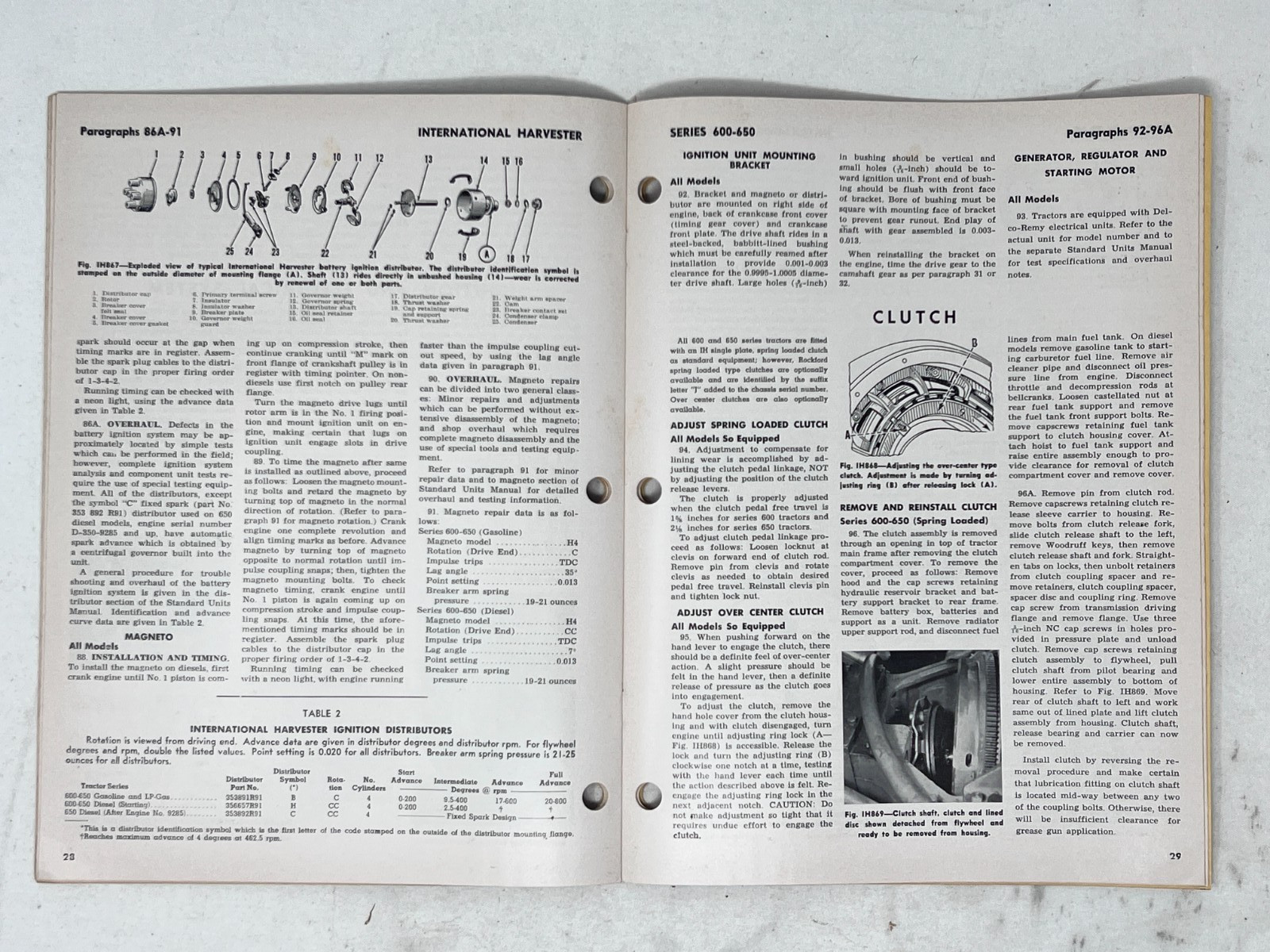 I&T Tractor Manual #IH-11 International Harvester Series 600 & 650 | 39 Pages