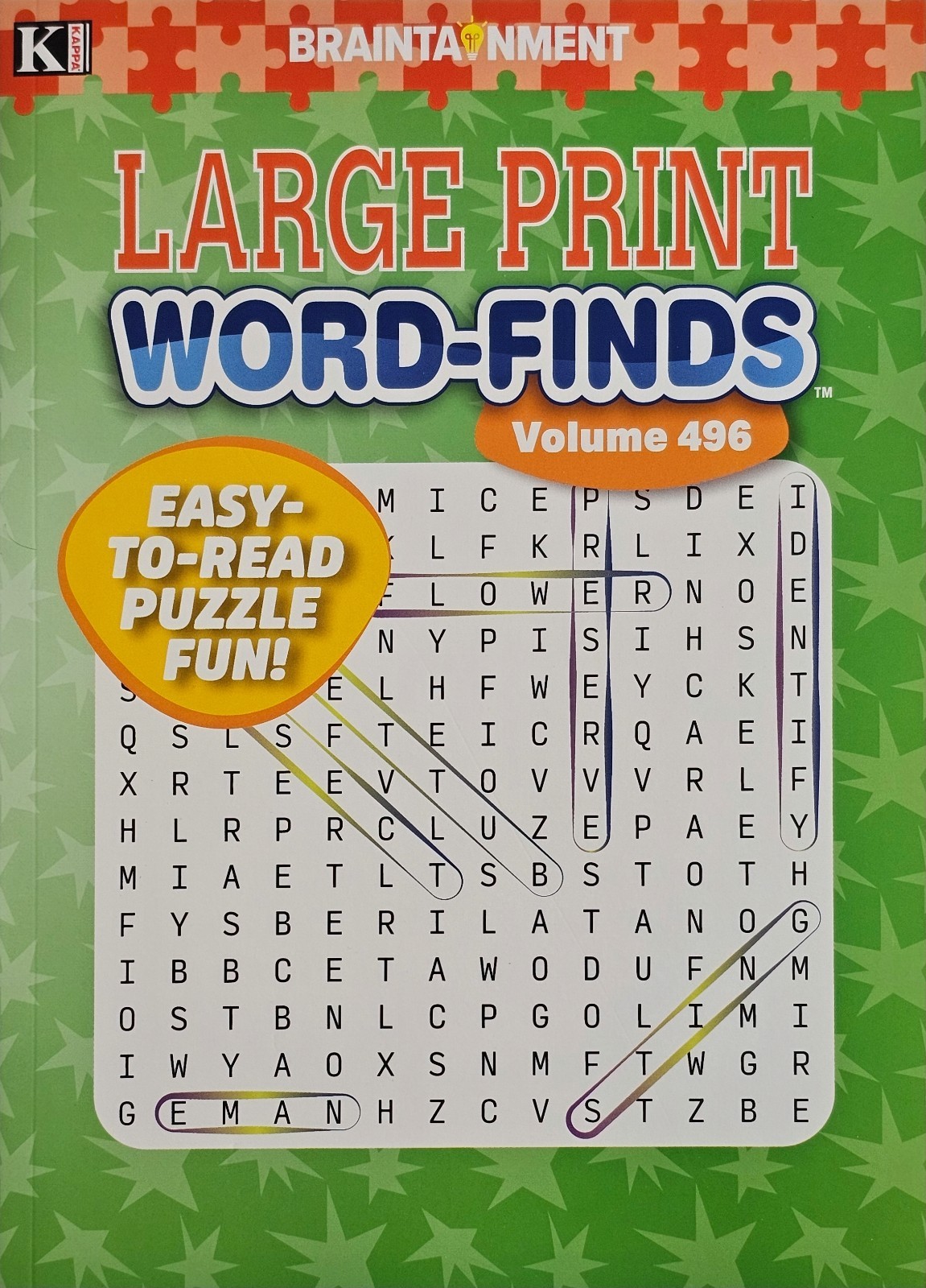 Kappa Large Print Word-Finds Puzzle Books, Largest Selection of Volumes. U-PICK!