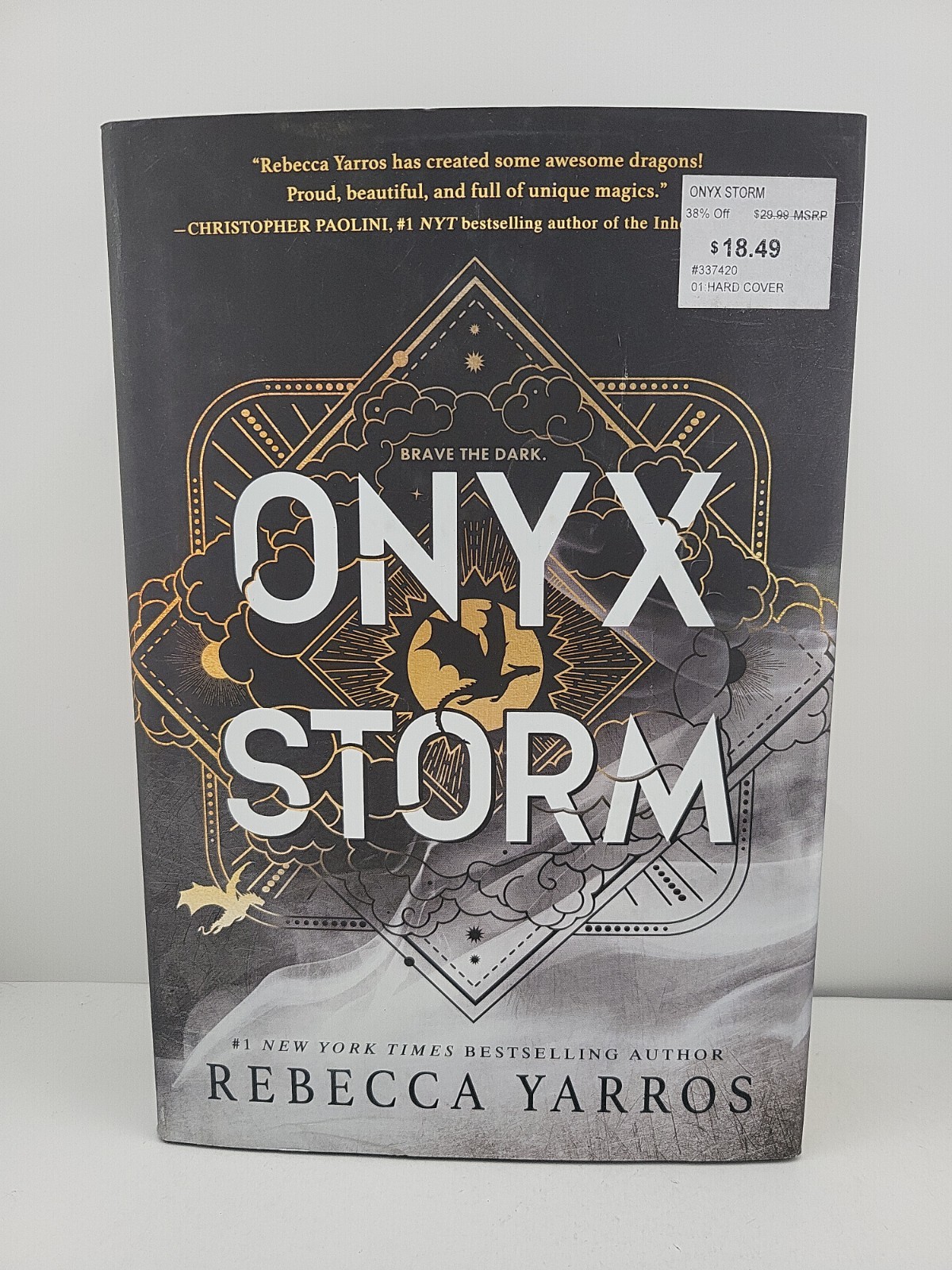 Onyx Storm (Standard Edition) by Rebecca Yarros (2025, Hardcover)