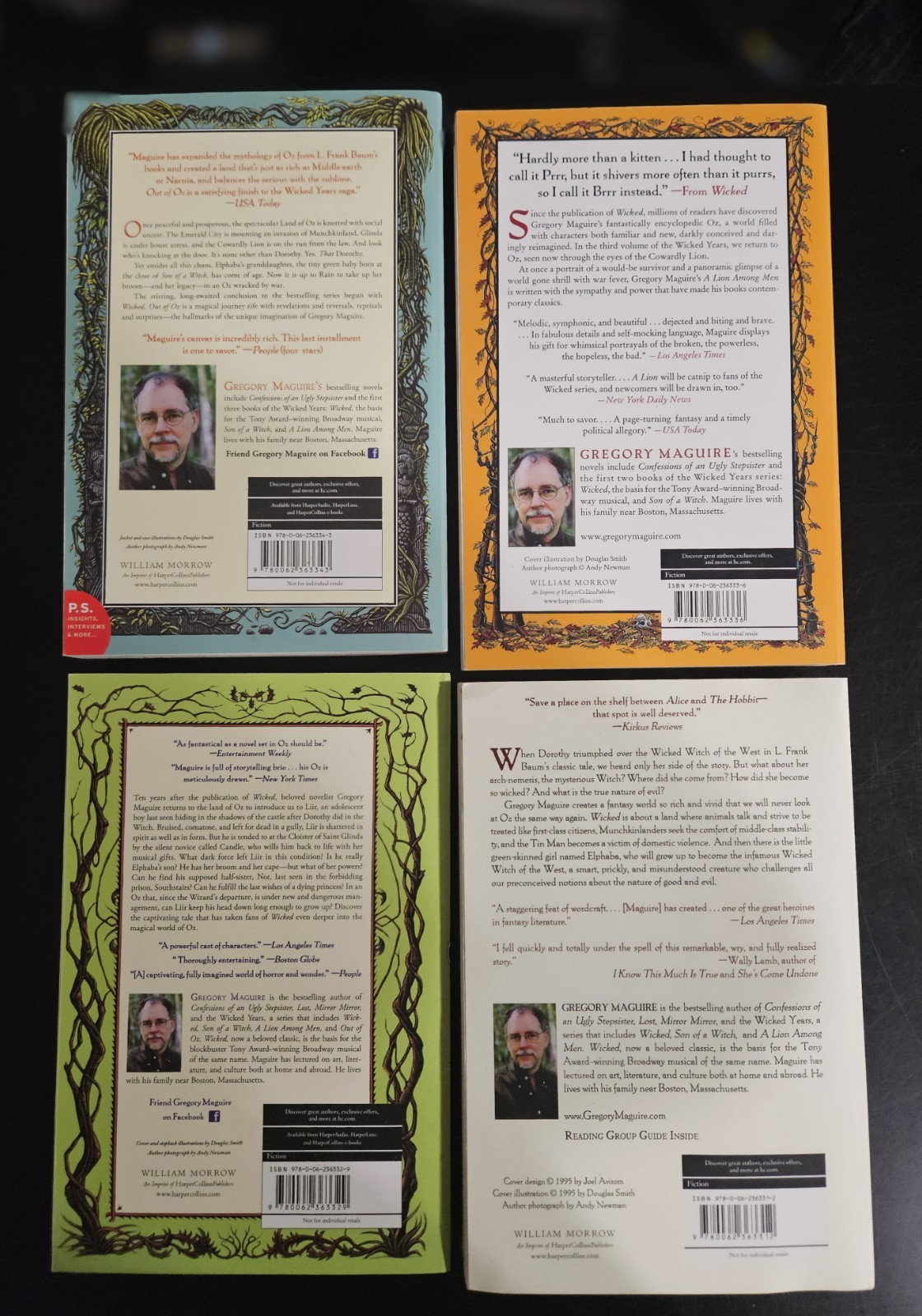 THE WICKED YEARS COMPLETE COLLECTION BY Gregory Maguire PAPERBACK
