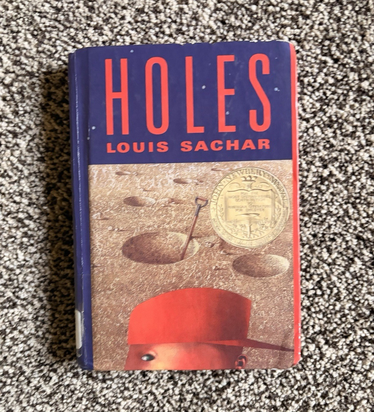 Holes Louis Sachar Hardcover FollettBound Ex-Library Ages 9-12 Fiction