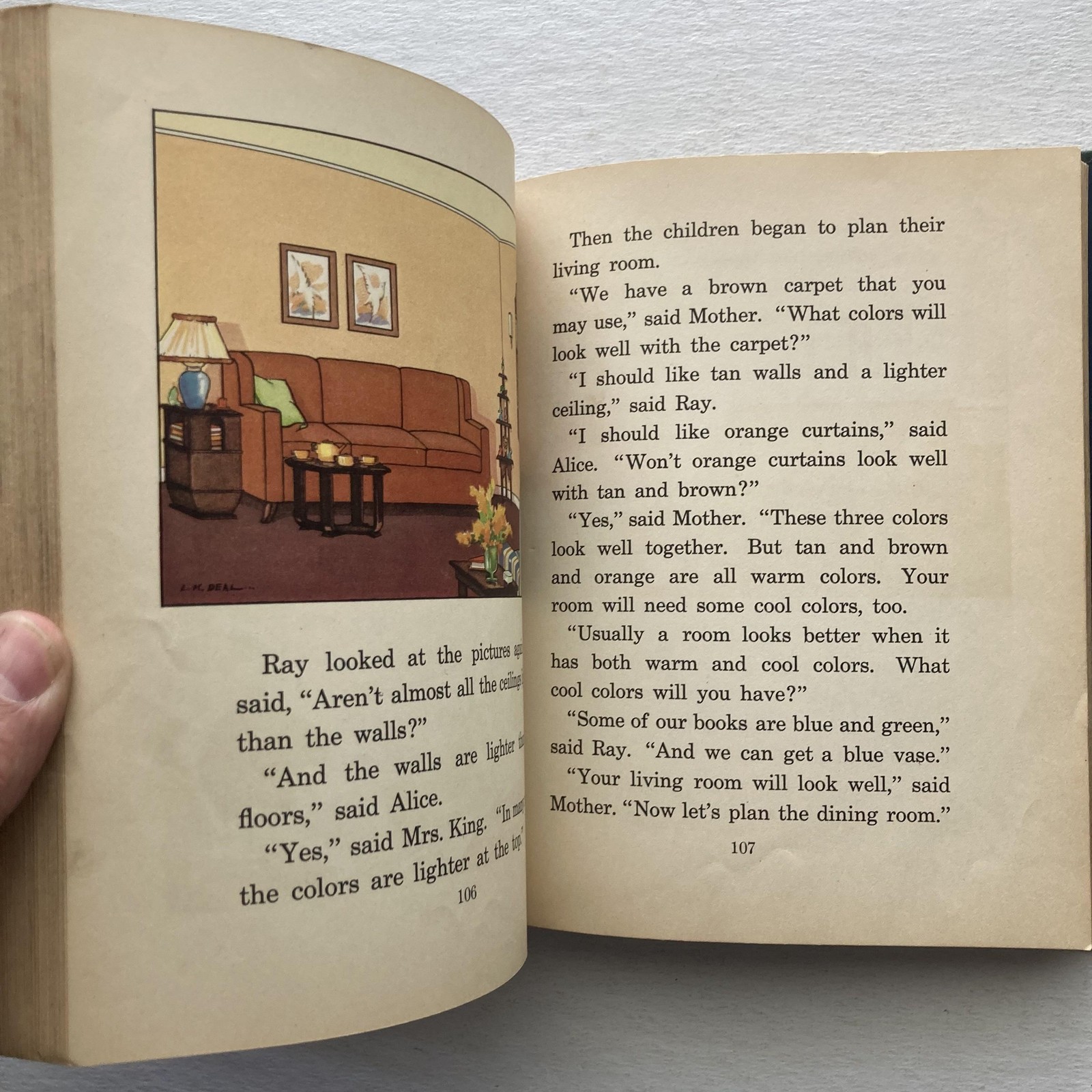 Vintage 1934 Art Stories Book Two Whitford Scott Foresman Blue HC Art Ed Series