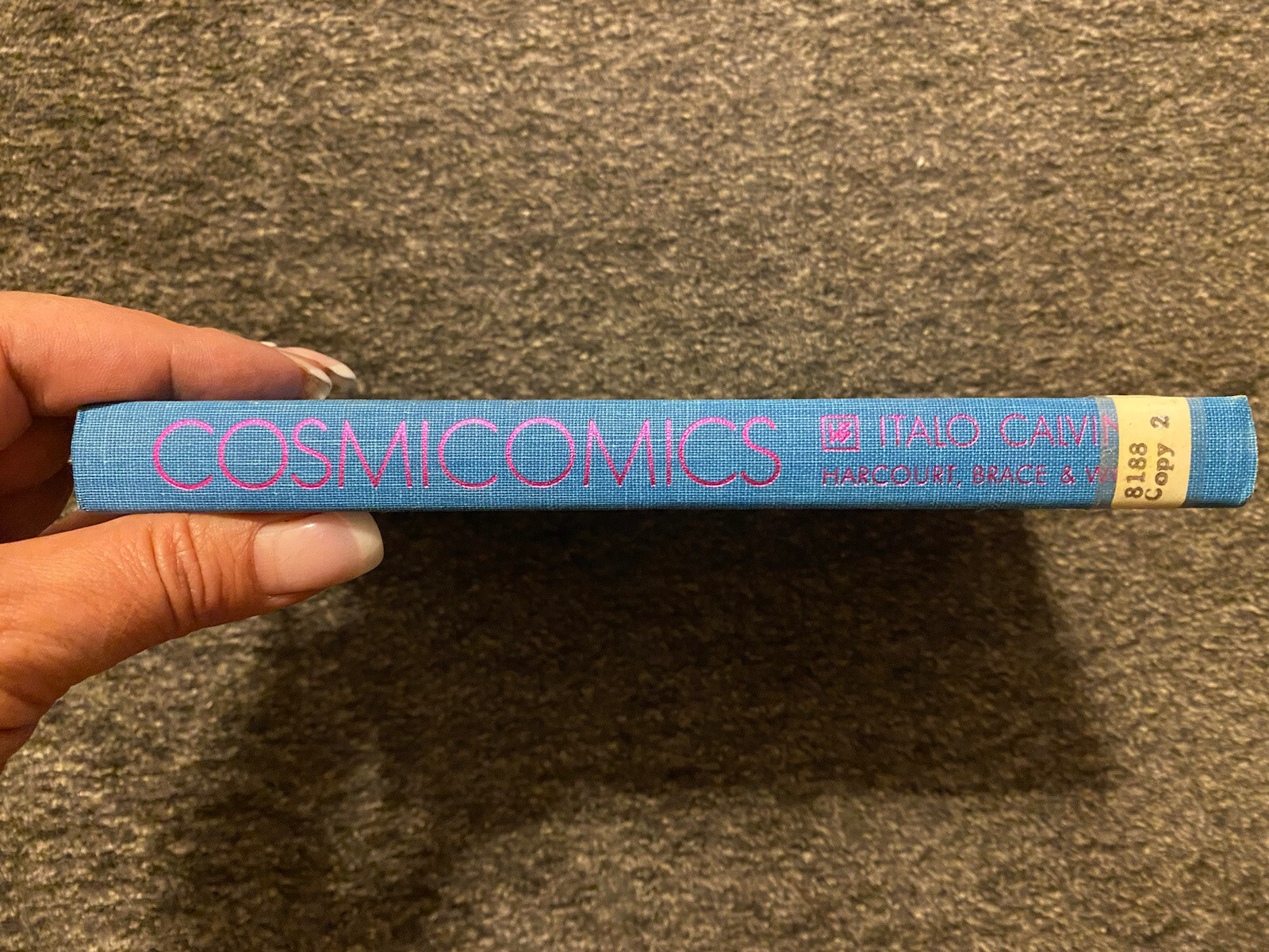 VERY RARE PUBLISHER ARCHIVE COPY – Italo Calvino – Cosmicomics 1st Edition 1968