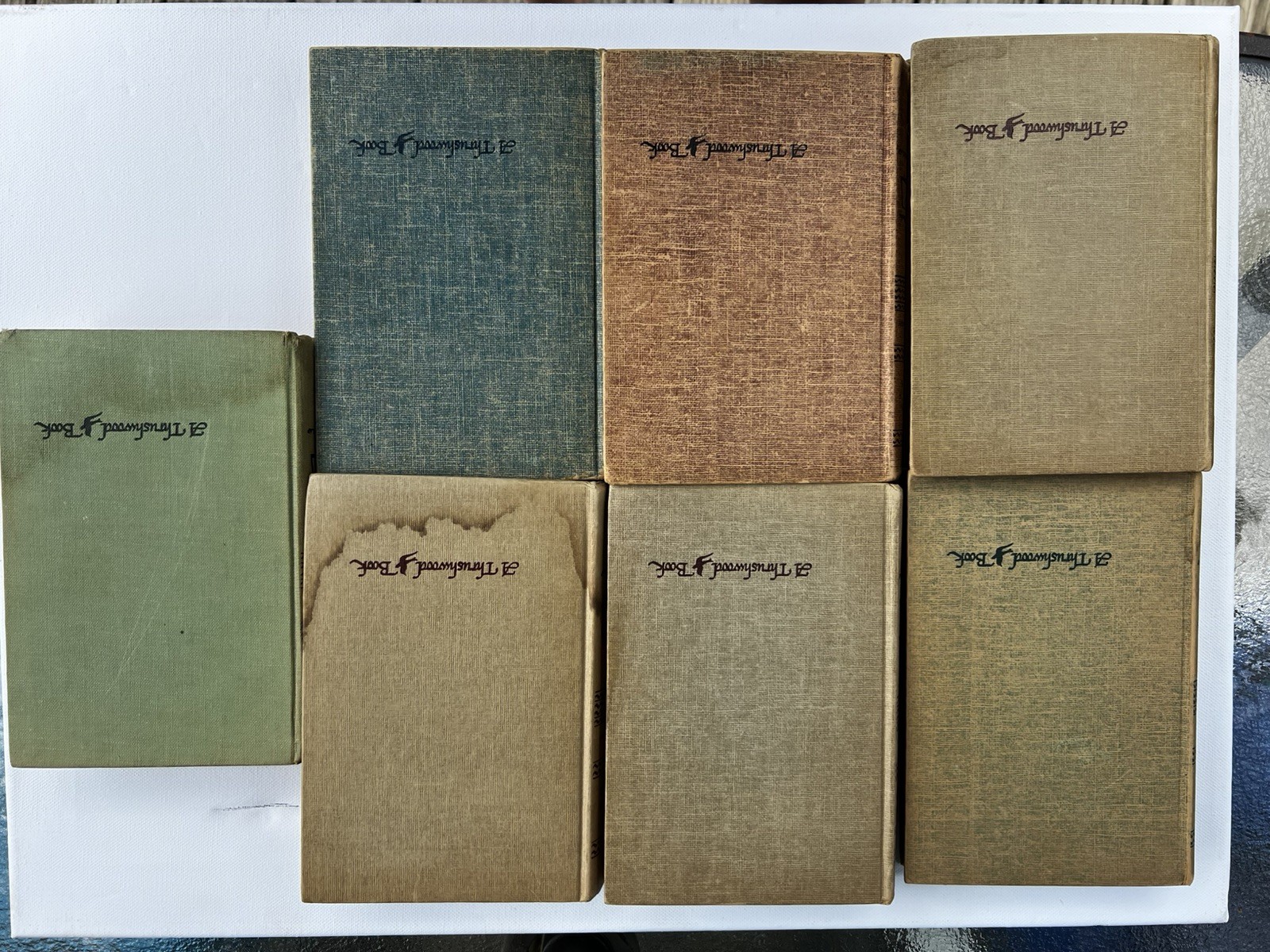 L.M. Montgomery Anne of Green Gables 7 Book Set Mixed Vintage Hardcover