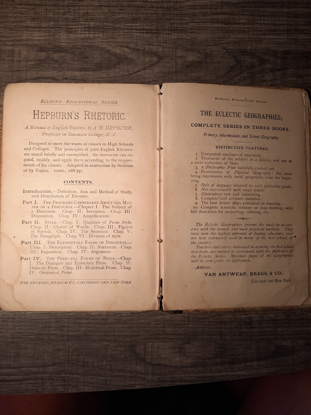 Antique Ray’s New Practical Arithmetic Eclectic Educational Series 1877