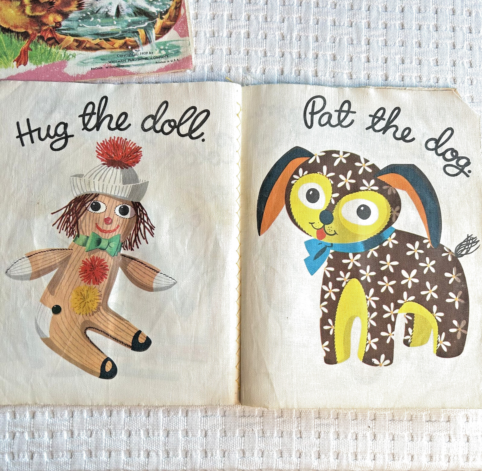 Vintage 1950s Real Cloth Books Whitman Publishing Mid Century Platt Munk 1939