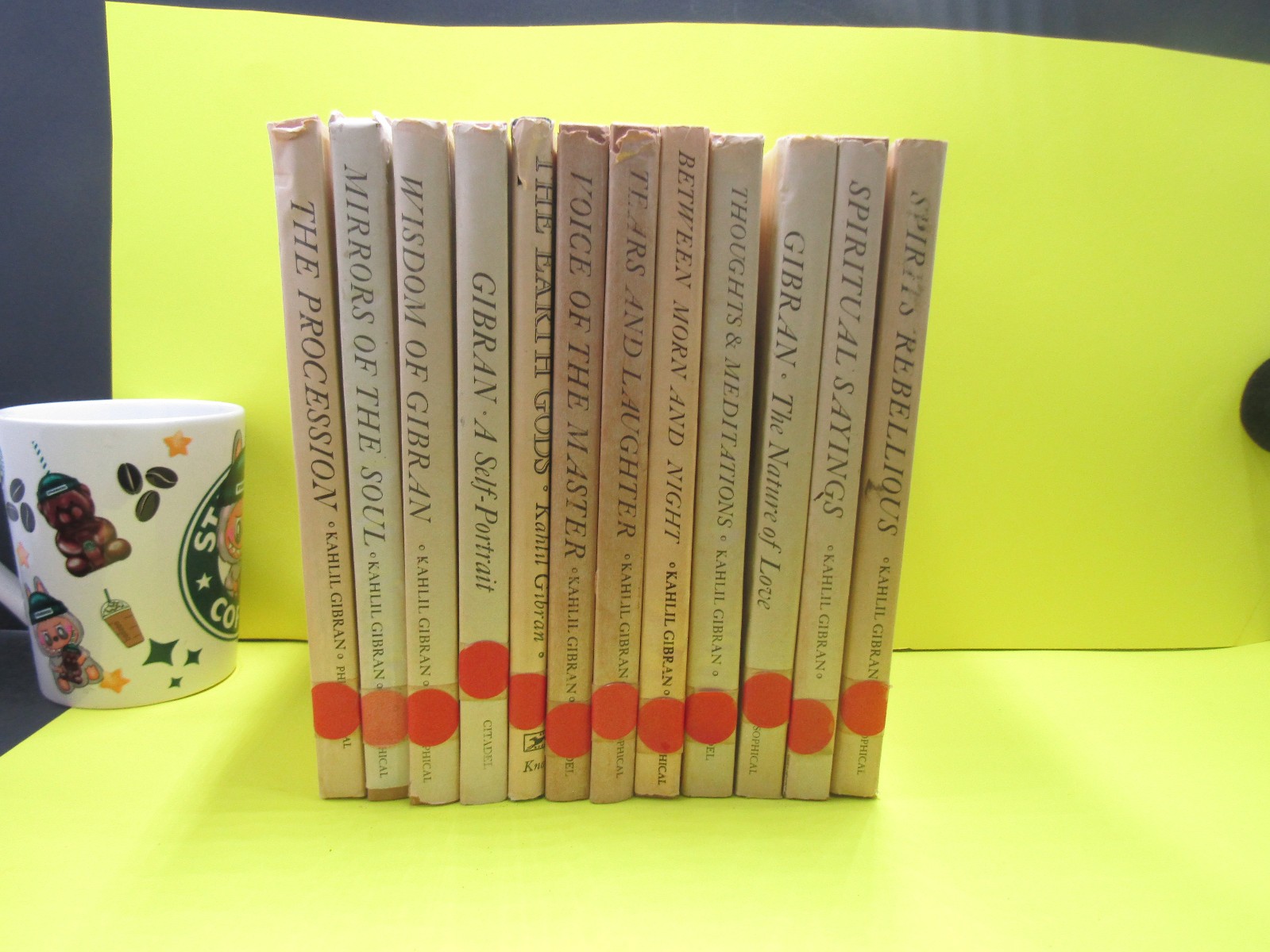 KAHLIL GIBRAN hardcover book set of 12 Books Personalized Titles in Description