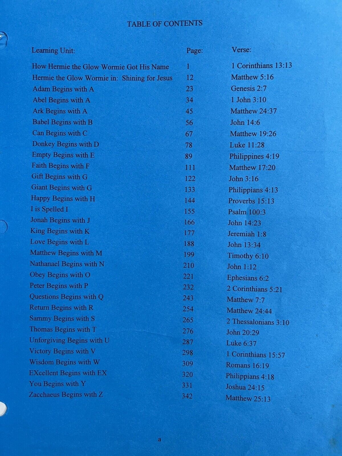 PreSchool Curriculum~The Potters Press~32 Book Bible Phonics Numbers Color D1 05