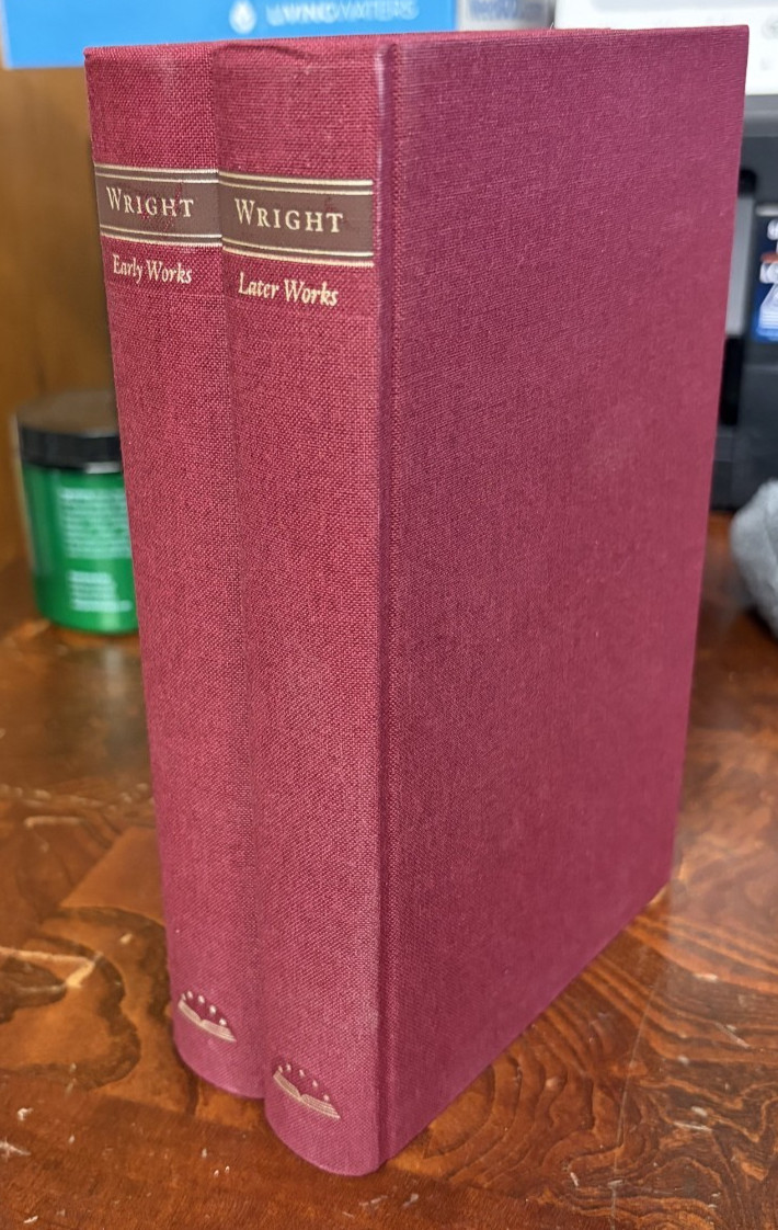 Richard Wright Early and Later Works 2 Volumes Library of America 1st Printings