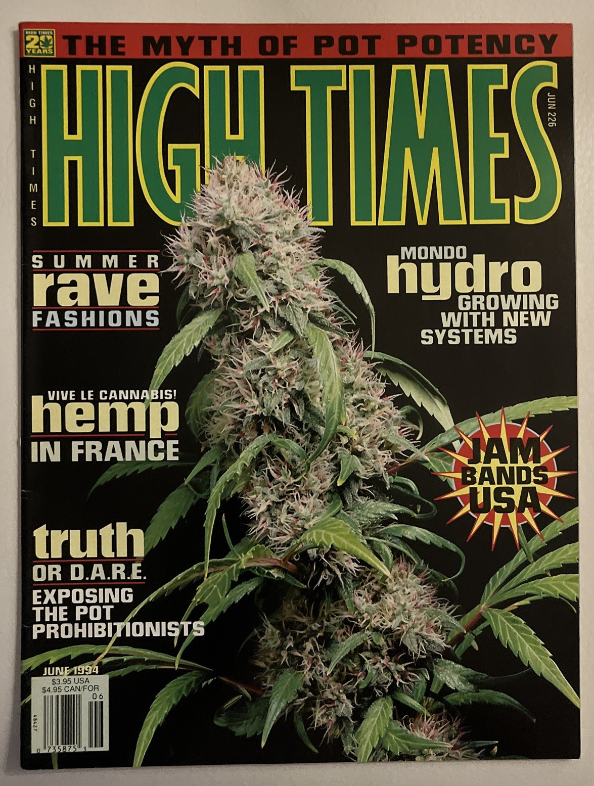 High Times 1994 Complete / 12 Issues – Marijuana Hashish Psychedelics Cannabis