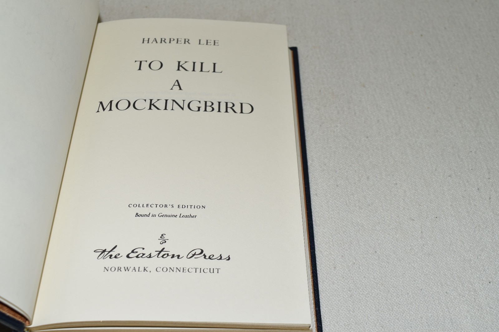 Easton Press TO KILL A MOCKINGBIRD Harper Lee 1ST EDITION 1986 LEATHER FINE RARE