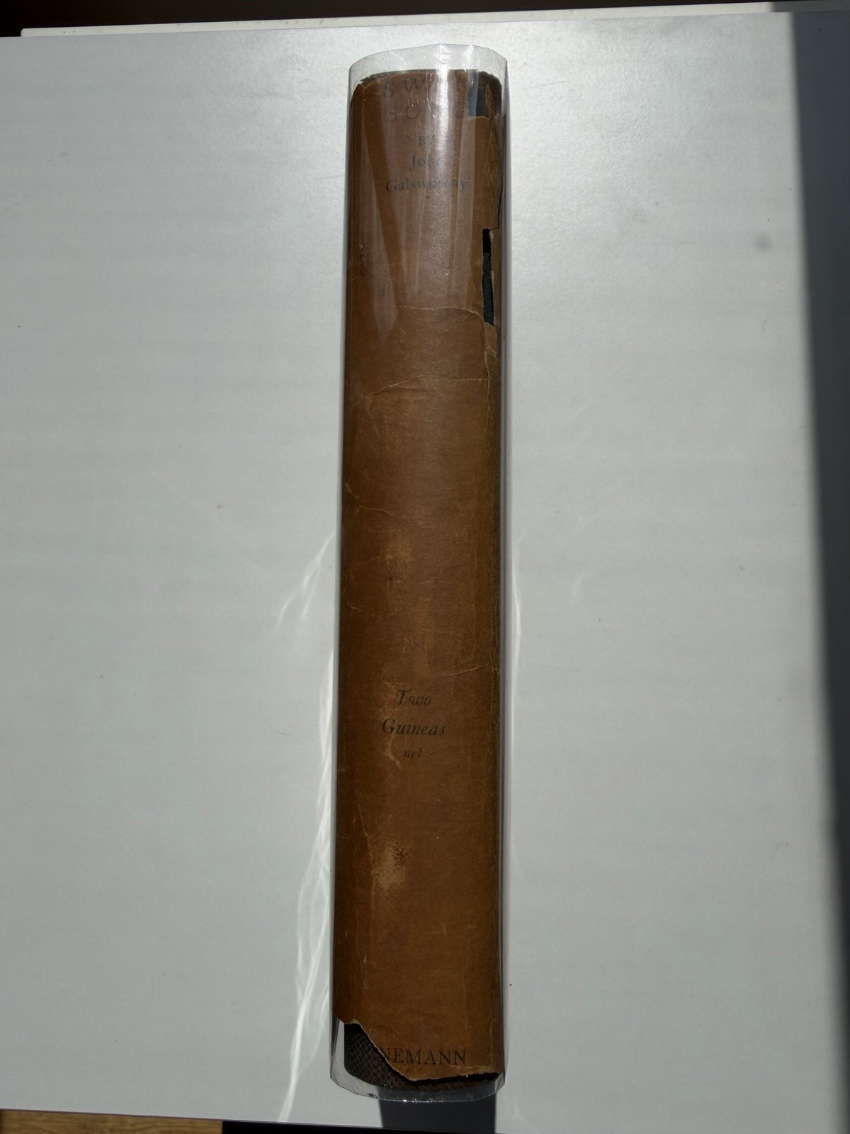Swan Song John Galsworthy Signed Ltd Ed #454/525 1928 DJ Heinemann Nobel