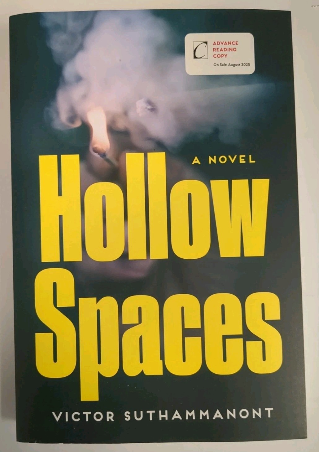 Hollow Spaces ARC by Victor Suthammanont Asian American Mystery Prooof