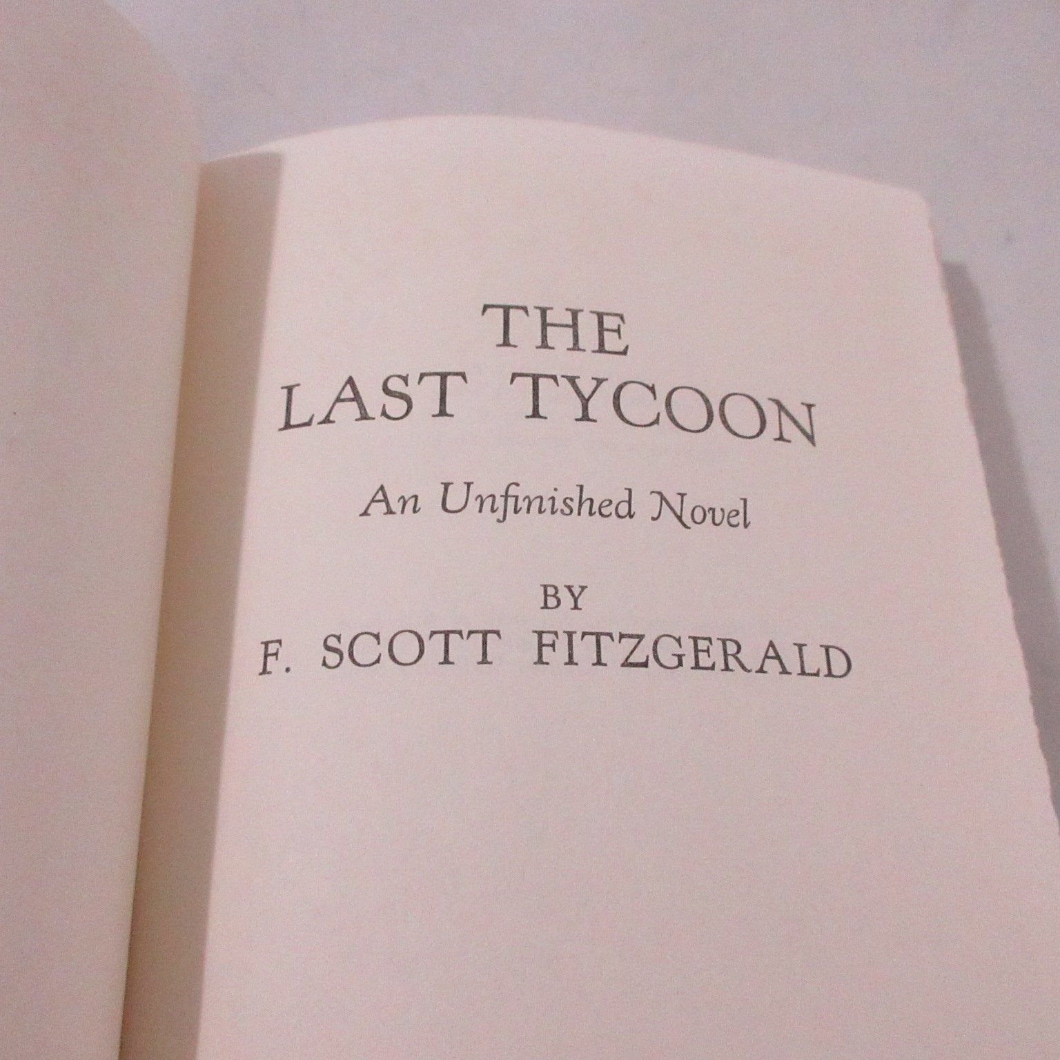 F. Scott Fitzgerald Collected Novels Set: Gatsby, Tycoon, Paradise, Tender