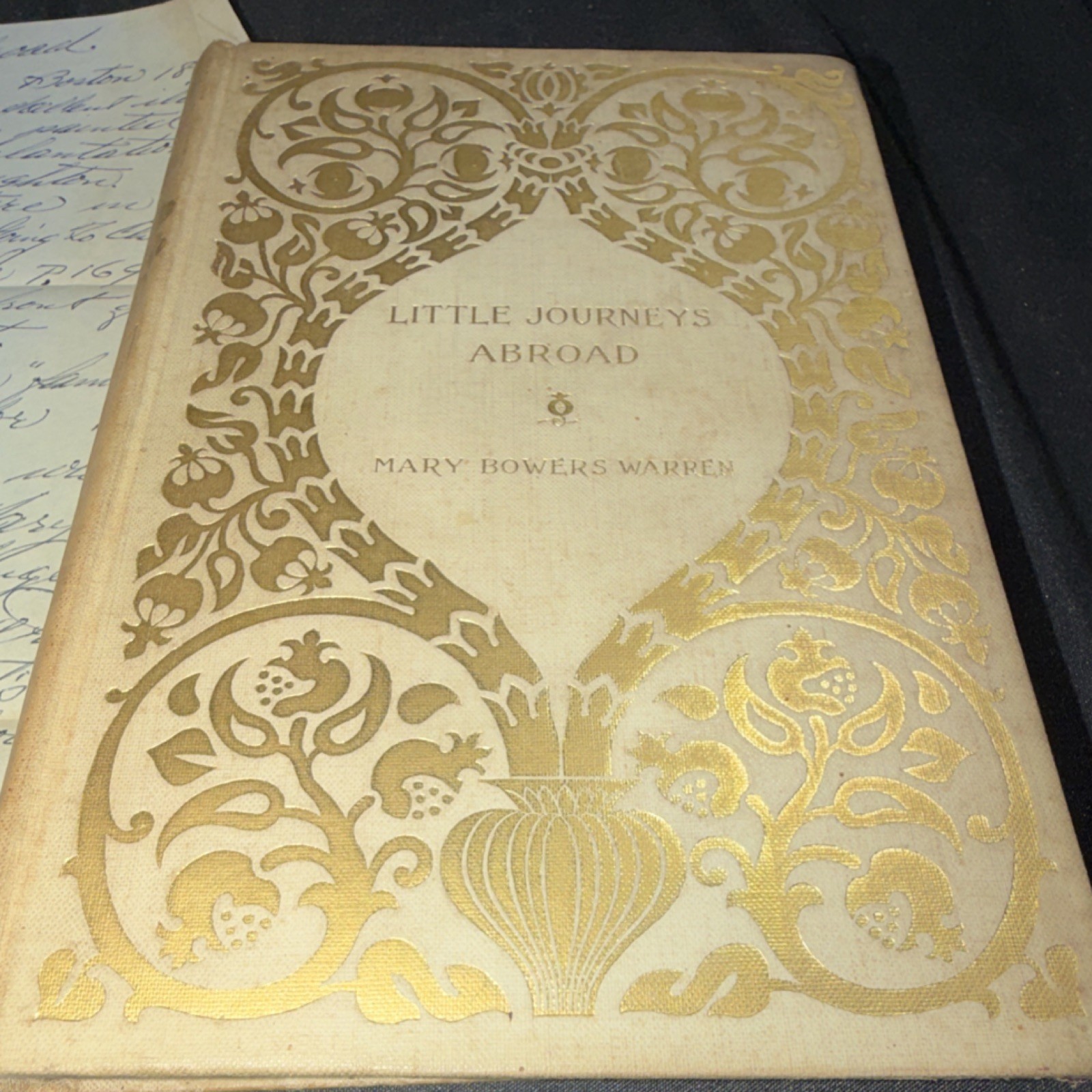 Mary Bowers Warren Little Journeys Abroad Illustrated Gilt Edges Knight 1895