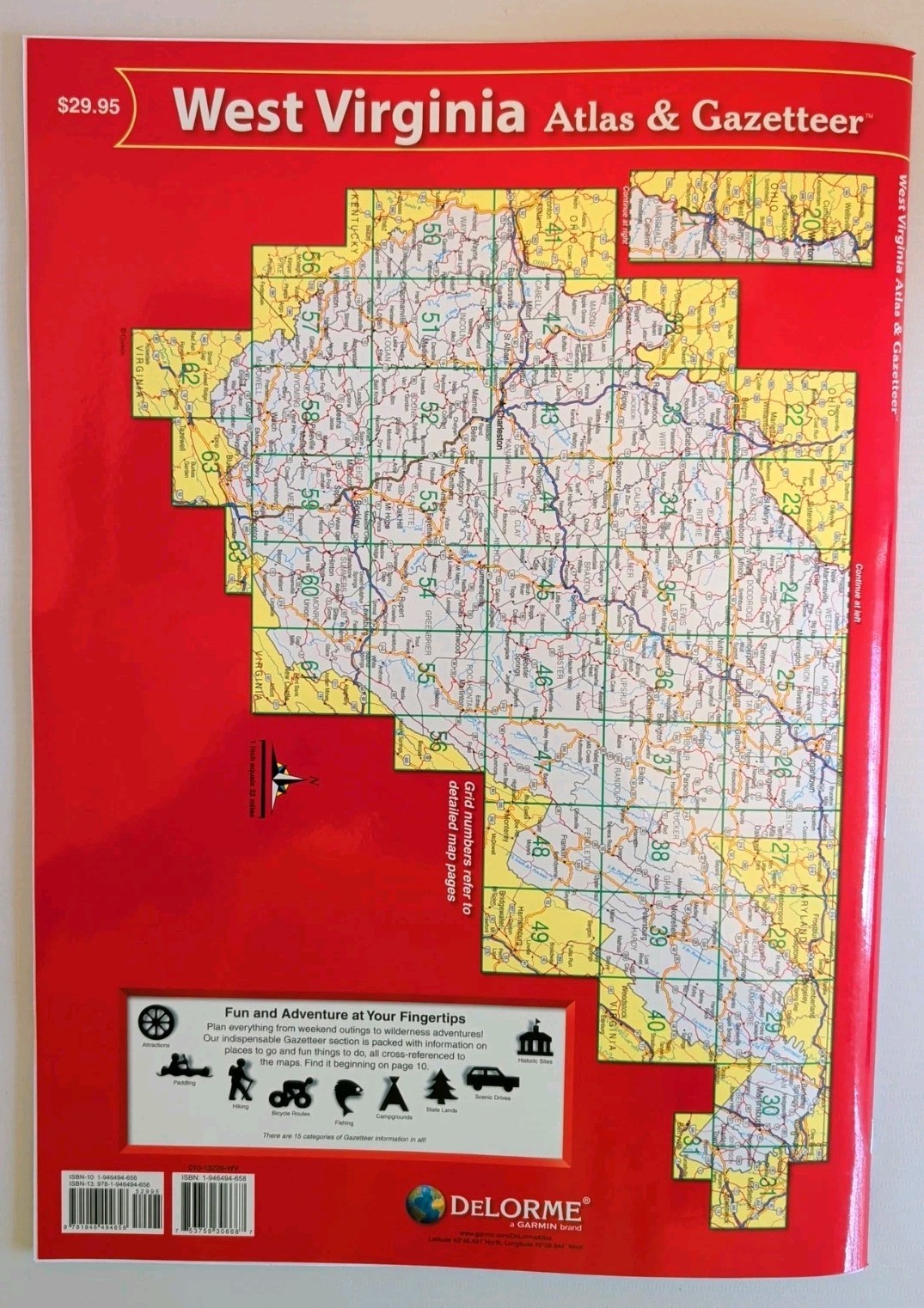 Delorme Atlas & Gazetteer | West Virginia | New