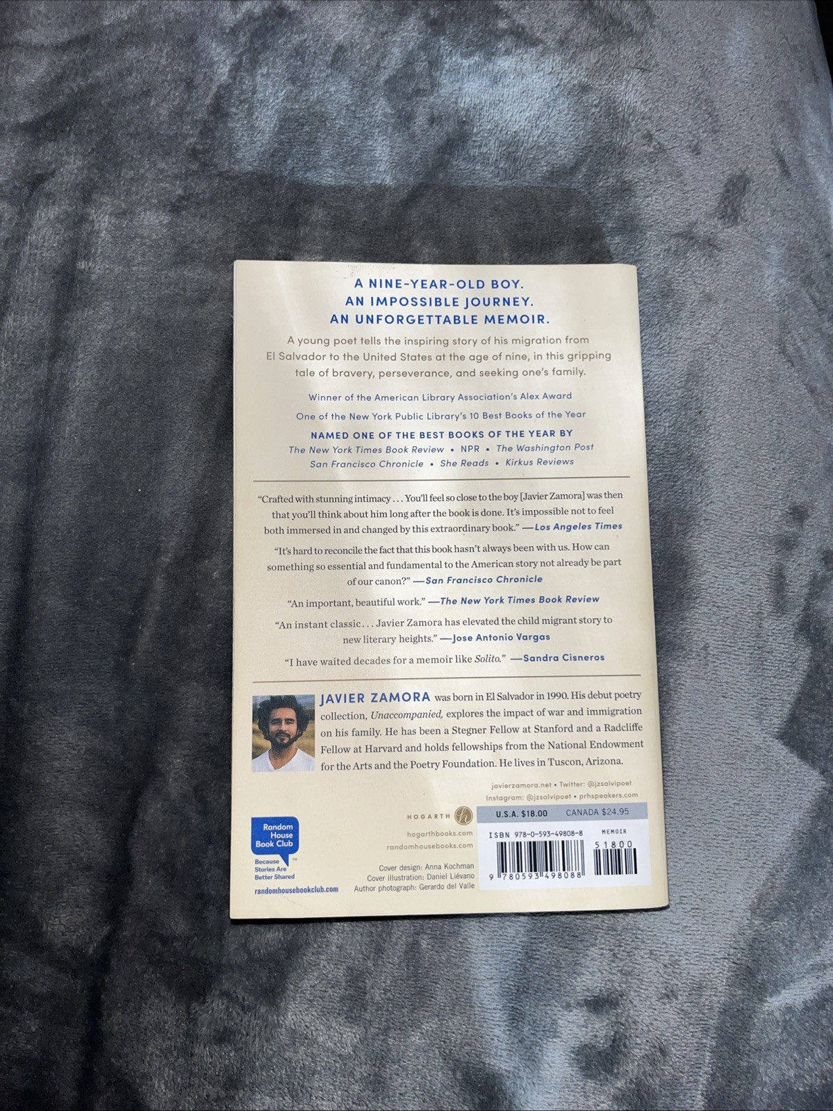 Solito: a Read with Jenna Pick : A Memoir by Javier Zamora (2022, Hardcover)