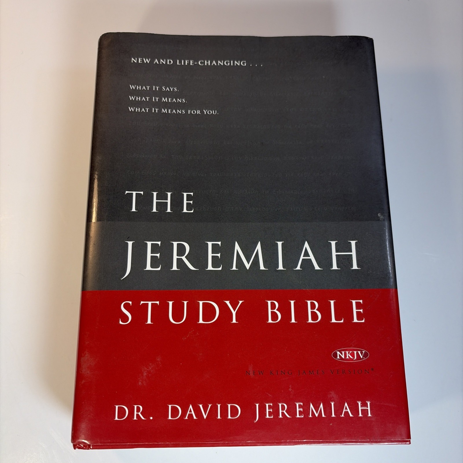 Jeremiah Study Bible-NKJV (Hardback or Cased Book) Dust Jacket Jeremiah