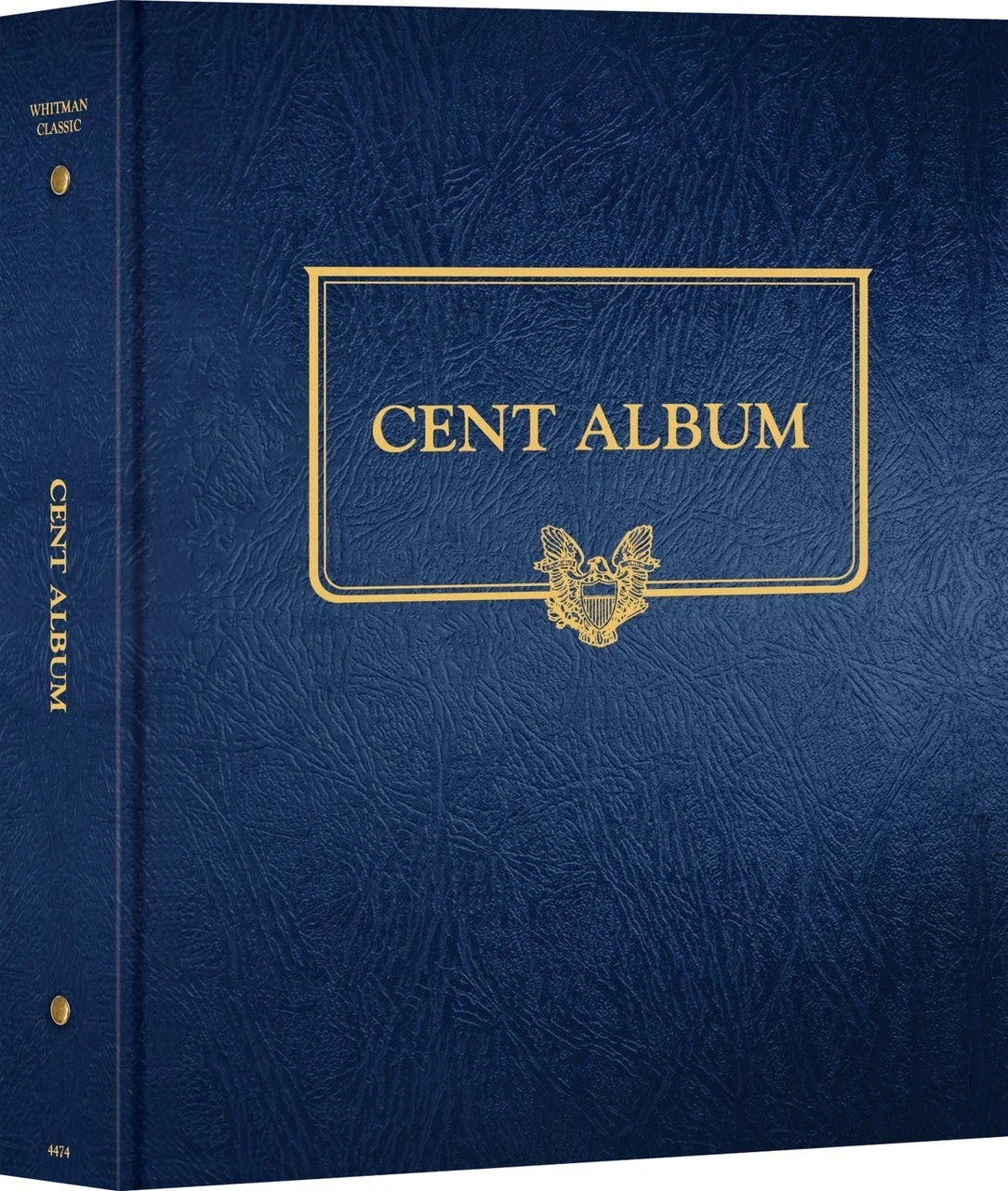 Whitman Cent Album 2 Blank Pages 72 Slots #4474