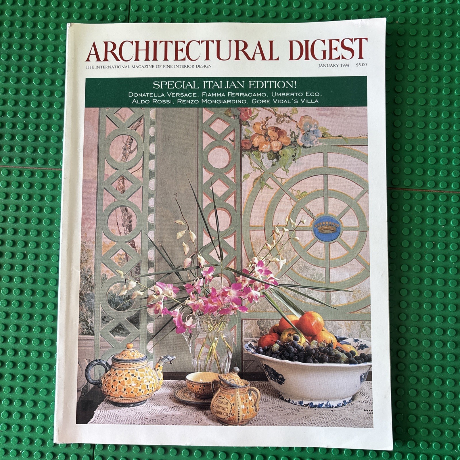 ARCHITECTURAL DIGEST INTERNATIONAL MAGAZINE OF DESIGN LOT 1994 1996
