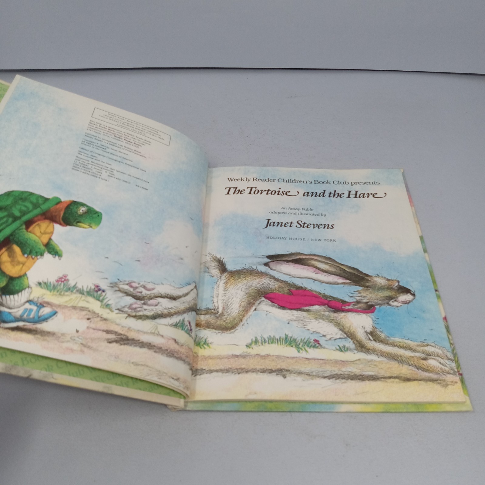 The Tortoise and the Hare: 1984 Holiday House Hardcover by Janet Stevens