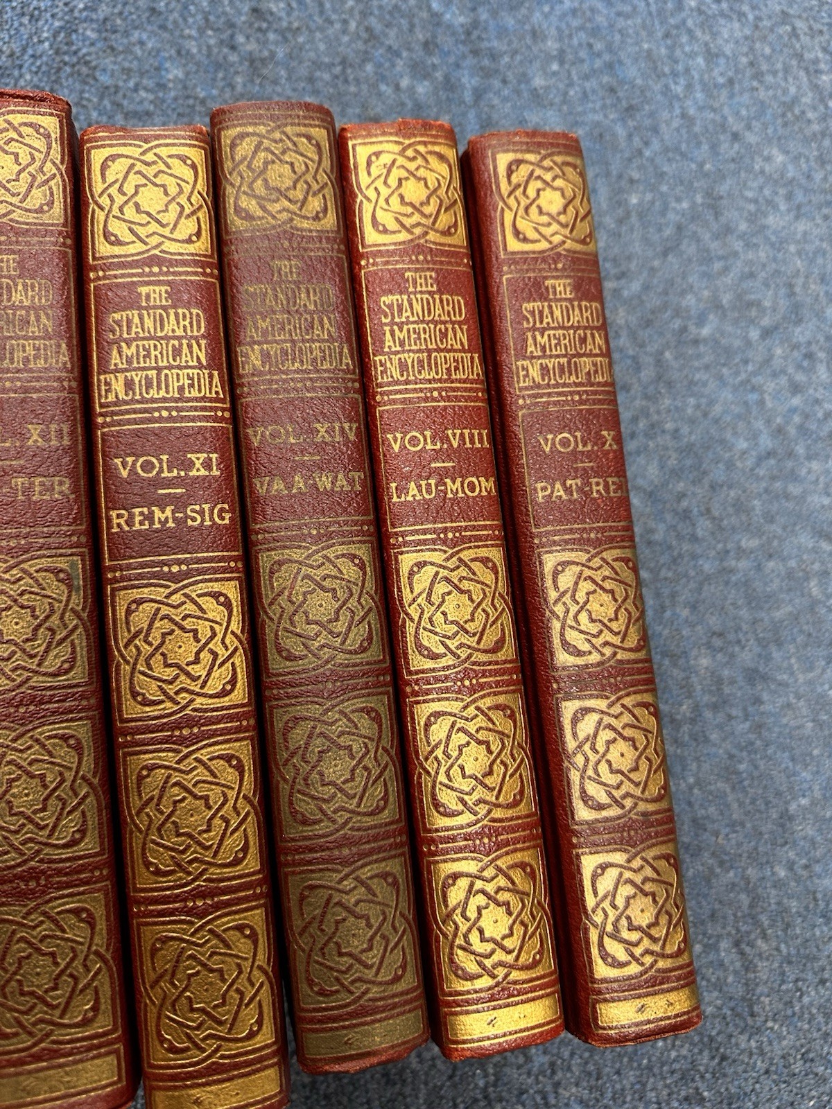 The Standard American Encyclopedia set – 1937 Complete 15 Book Sett