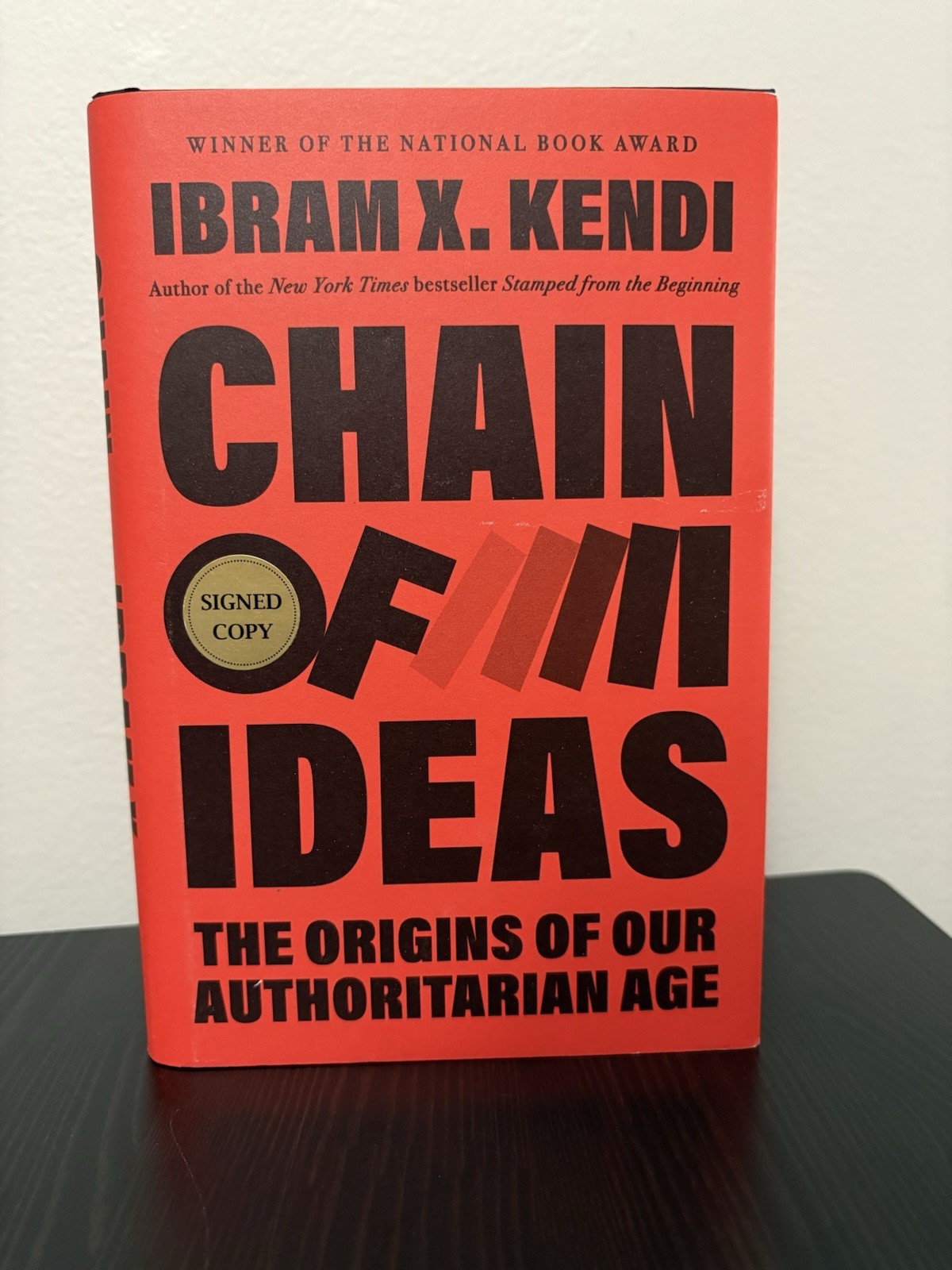 SIGNED Ibram X Kendi Chain of Ideas Hardcover Autographed 1st Ed FREE SHIPPING