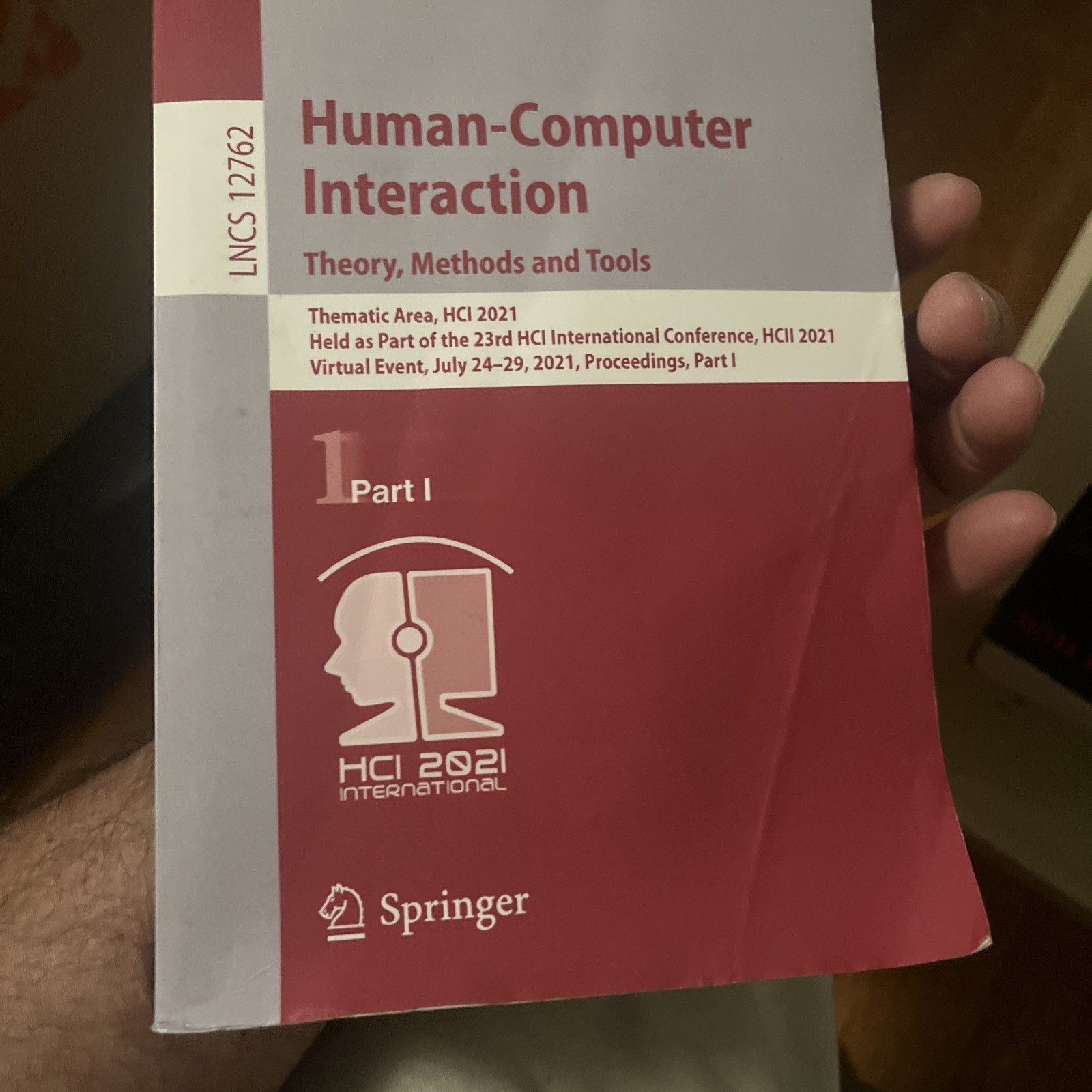 Human-Computer Interaction. Theory, Methods and Tools – 9783030784614