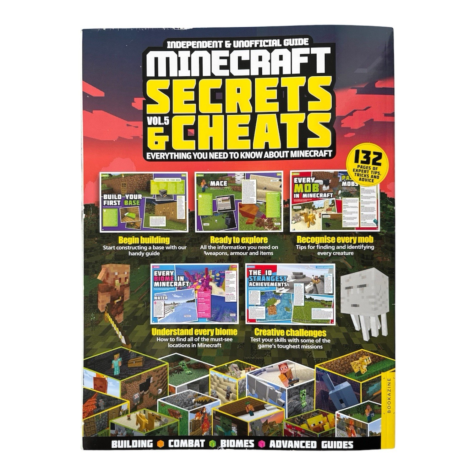 Minecraft Secrets And Cheats Vol. 5 Magazine 132 Pages Unofficial Guide