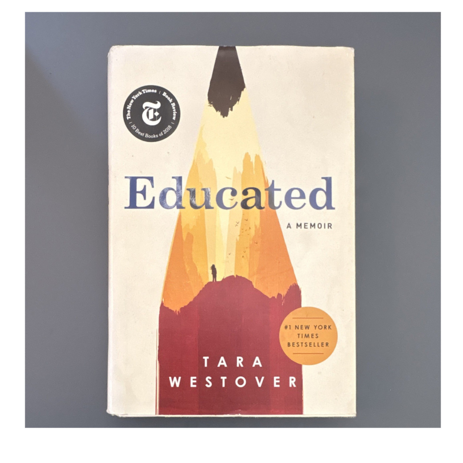 Educated A Memoir Tara Westover Hardcover Dust Jacket 2018 Very Good