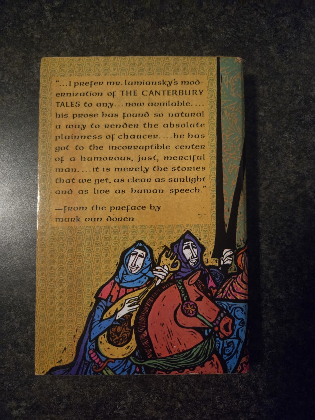 Chaucer’s Canterbury Tales 1964 Washington Square Press Gd+ Paperback
