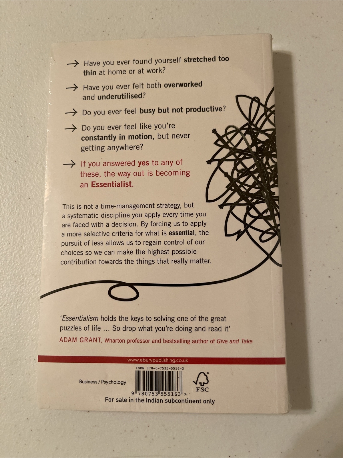 This – Mckeown, Greg-Essentialism (UK IMPORT) BOOK NEW SEALED