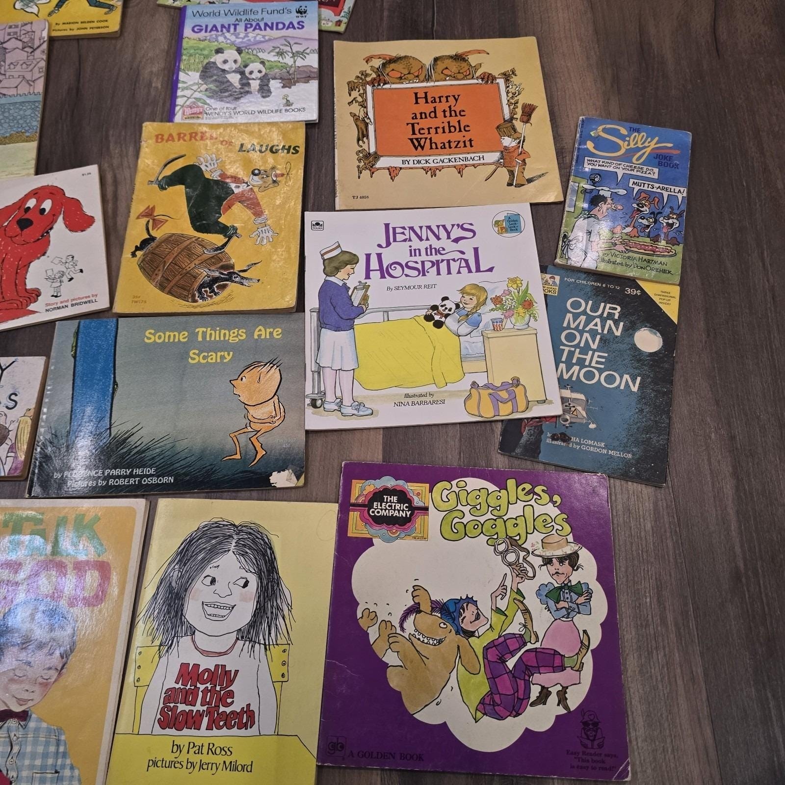46 Vintage 50s 60s 70s 80s 90s Childrens Kids Mixed Books Lot Animals School Dog