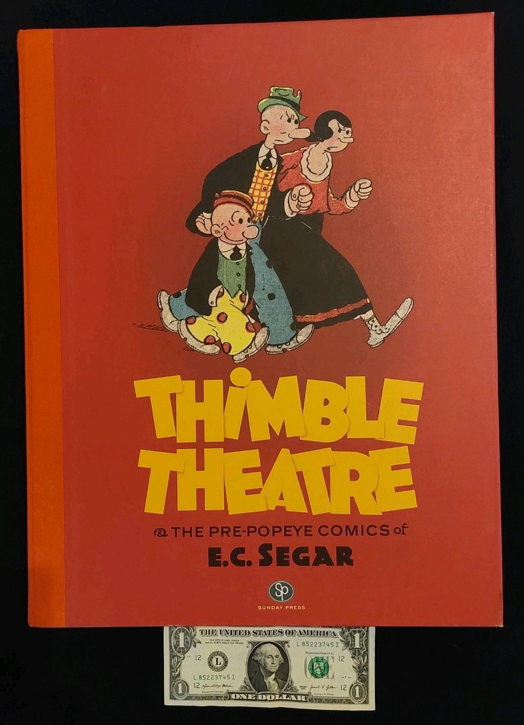 THiMBLE THEATER & THE PRE-POPEYE COMICS of E.C. SEGAR. HC. 1ST PRINTING LG FORMT