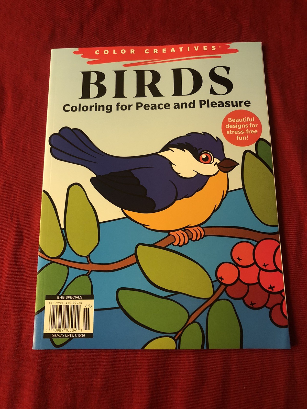 Birds by Color Creatives – Adult Coloring Book – Coloring For Peace and Pleasure