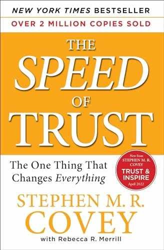 The SPEED of Trust: The One Thing – Paperback, by Stephen M .R. – Acceptable r