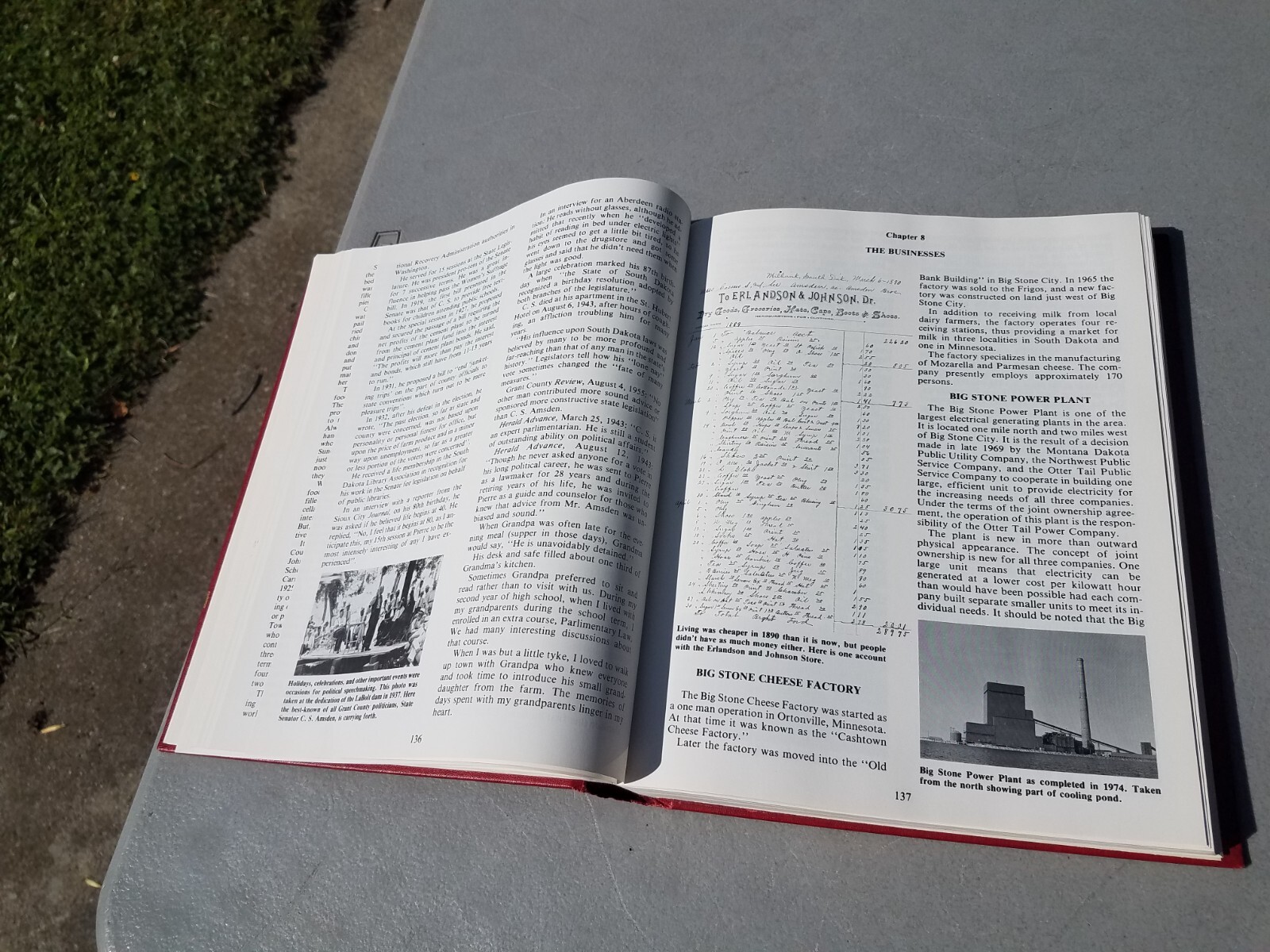 Grant County South Dakota 1878 – 1978 Hardcover History Book 528 Pages