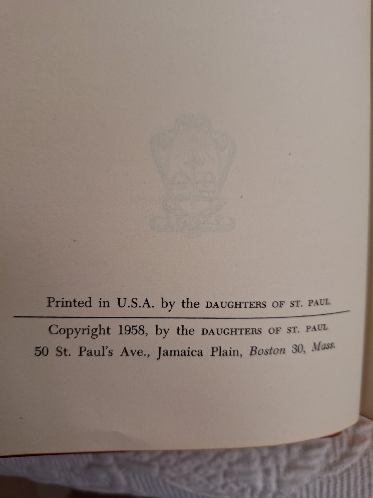 HEAVENLY FRIENDS by ROSALIE MARIE LEVY ST PAULS EDITIONS 1958 Red Leather HC